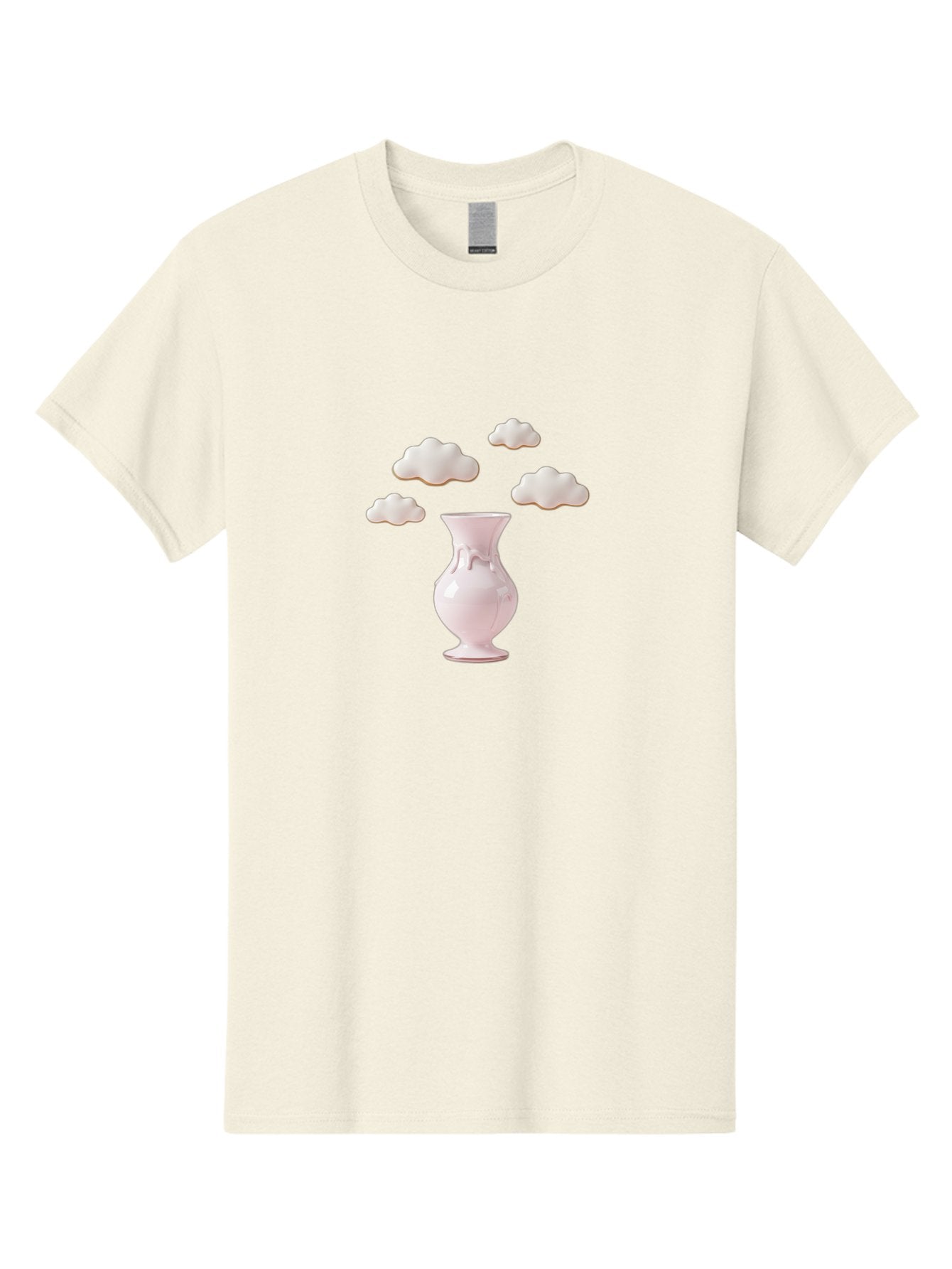 White-Vase-With-Clouds Men'S Graphic Tee, 100% Cotton, Comfortable Casual Summer Wear, Machine Washable, Vintage Camera, Old Camera, Antique Camera, Black Camera, Classic Photography, Photography Equipment, Nostalgic Device, Film Camera, Bai559 3