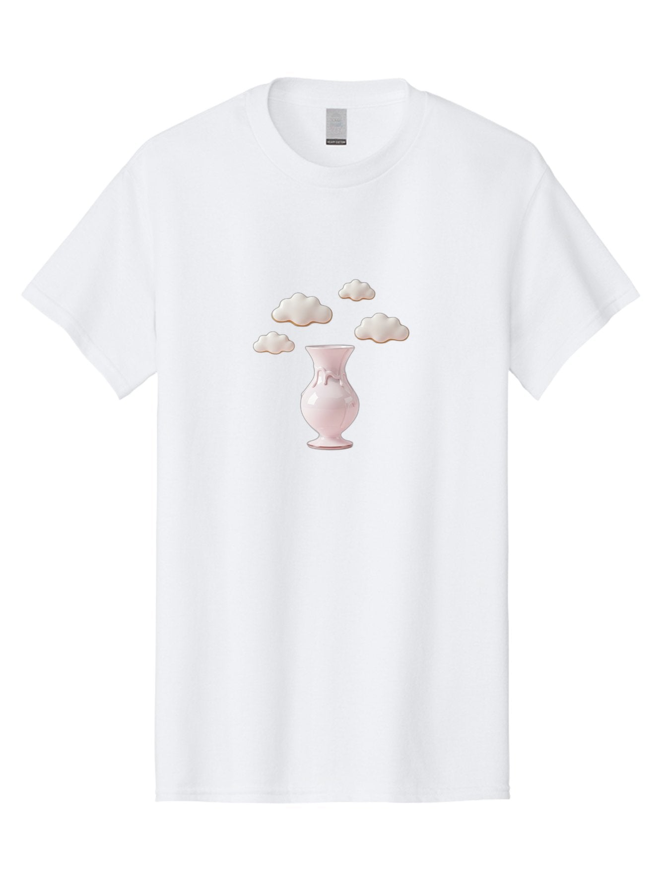 White-Vase-With-Clouds Men'S Graphic Tee, 100% Cotton, Comfortable Casual Summer Wear, Machine Washable, Vintage Camera, Old Camera, Antique Camera, Black Camera, Classic Photography, Photography Equipment, Nostalgic Device, Film Camera, Bai559 14
