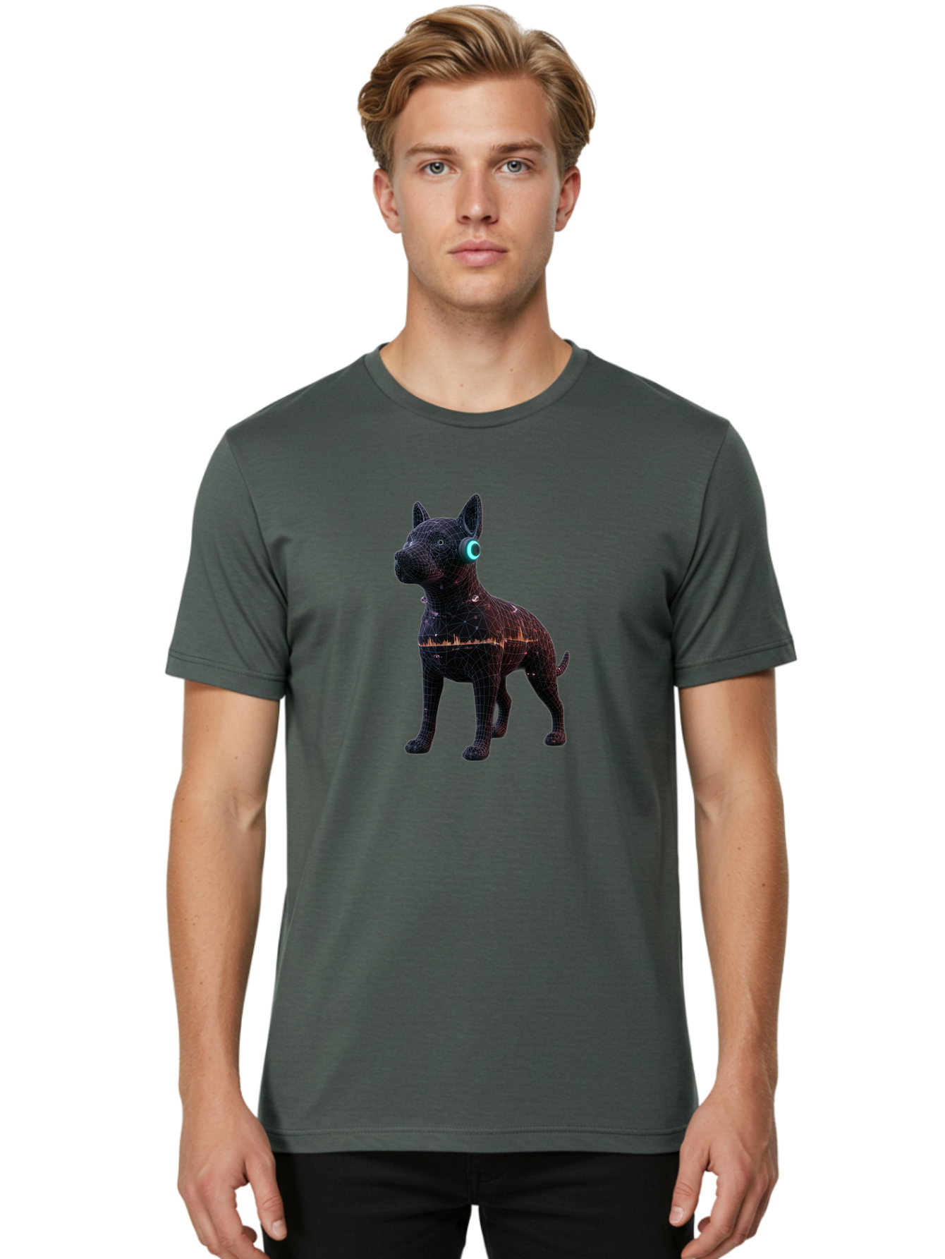 Wireframe-Dog Men'S Graphic Tee, 100% Cotton, Comfortable Casual Summer Wear, Machine Washable, Vintage Camera, Old Camera, Antique Camera, Black Camera, Classic Photography, Photography Equipment, Nostalgic Device, Film Camera, Camera Art Bai560 16
