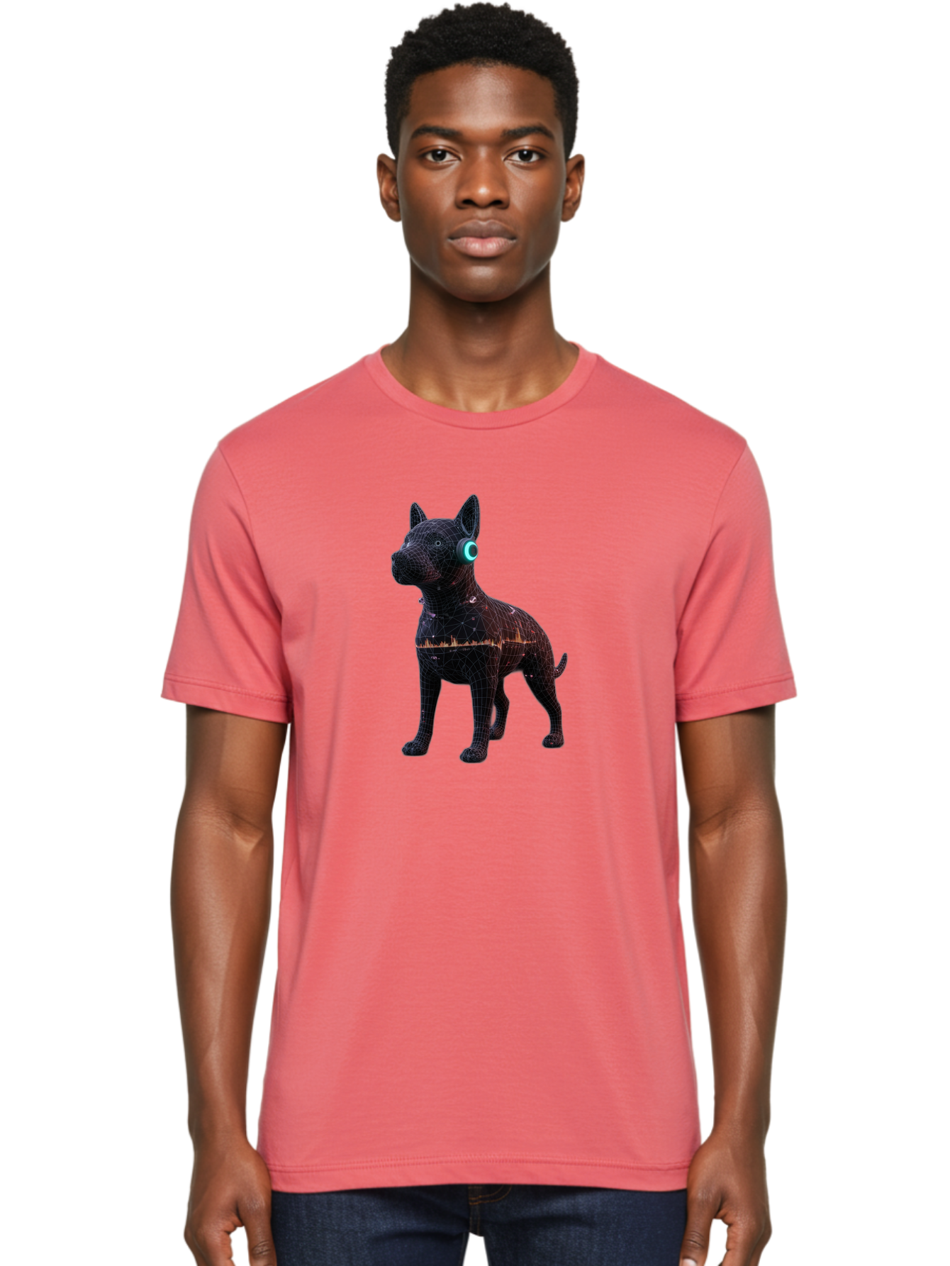 Wireframe-Dog Men'S Graphic Tee, 100% Cotton, Comfortable Casual Summer Wear, Machine Washable, Vintage Camera, Old Camera, Antique Camera, Black Camera, Classic Photography, Photography Equipment, Nostalgic Device, Film Camera, Camera Art Bai560 30