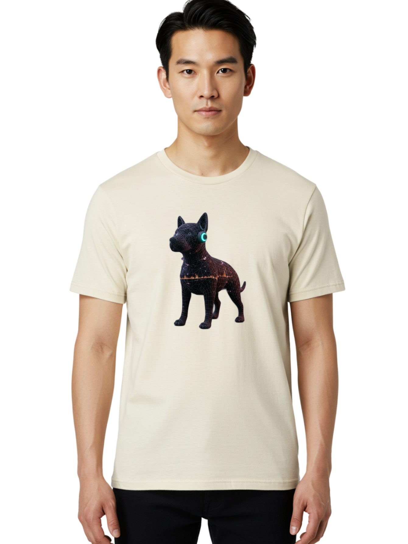 Wireframe-Dog Men'S Graphic Tee, 100% Cotton, Comfortable Casual Summer Wear, Machine Washable, Vintage Camera, Old Camera, Antique Camera, Black Camera, Classic Photography, Photography Equipment, Nostalgic Device, Film Camera, Camera Art Bai560 23