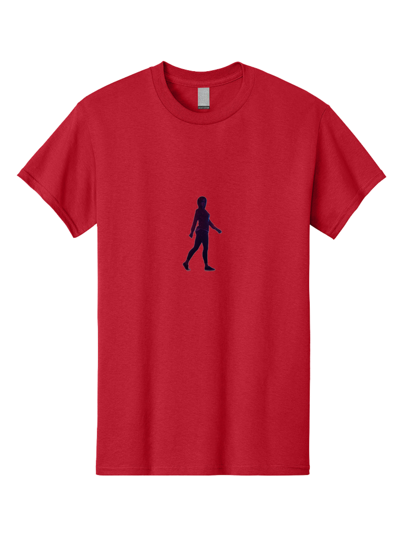 Woman-Walking Men'S Graphic Tee, 100% Cotton, Comfortable Casual Summer Wear, Machine Washable, Vintage Camera, Old Camera, Antique Camera, Black Camera, Classic Photography, Photography Equipment, Nostalgic Device, Film Camera, Camera Art Bai562