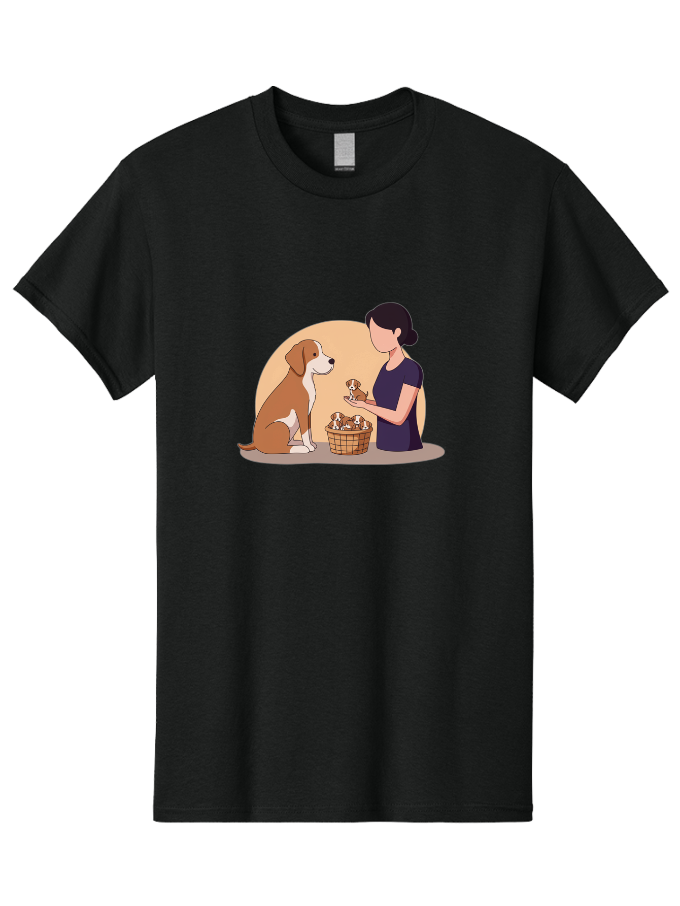 Woman-With-Dog-And-Puppies Men'S Graphic Tee, 100% Cotton, Comfortable Casual Summer Wear, Machine Washable, Vintage Camera, Old Camera, Antique Camera, Black Camera, Classic Photography, Photography Equipment, Nostalgic Device, Film Camera, Bai563 11