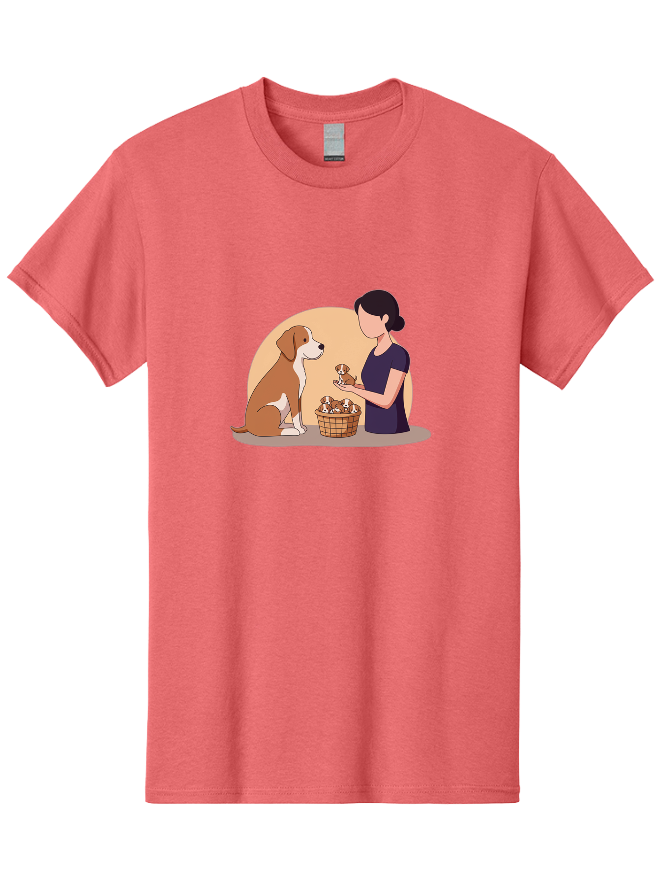 Woman-With-Dog-And-Puppies Men'S Graphic Tee, 100% Cotton, Comfortable Casual Summer Wear, Machine Washable, Vintage Camera, Old Camera, Antique Camera, Black Camera, Classic Photography, Photography Equipment, Nostalgic Device, Film Camera, Bai563 12