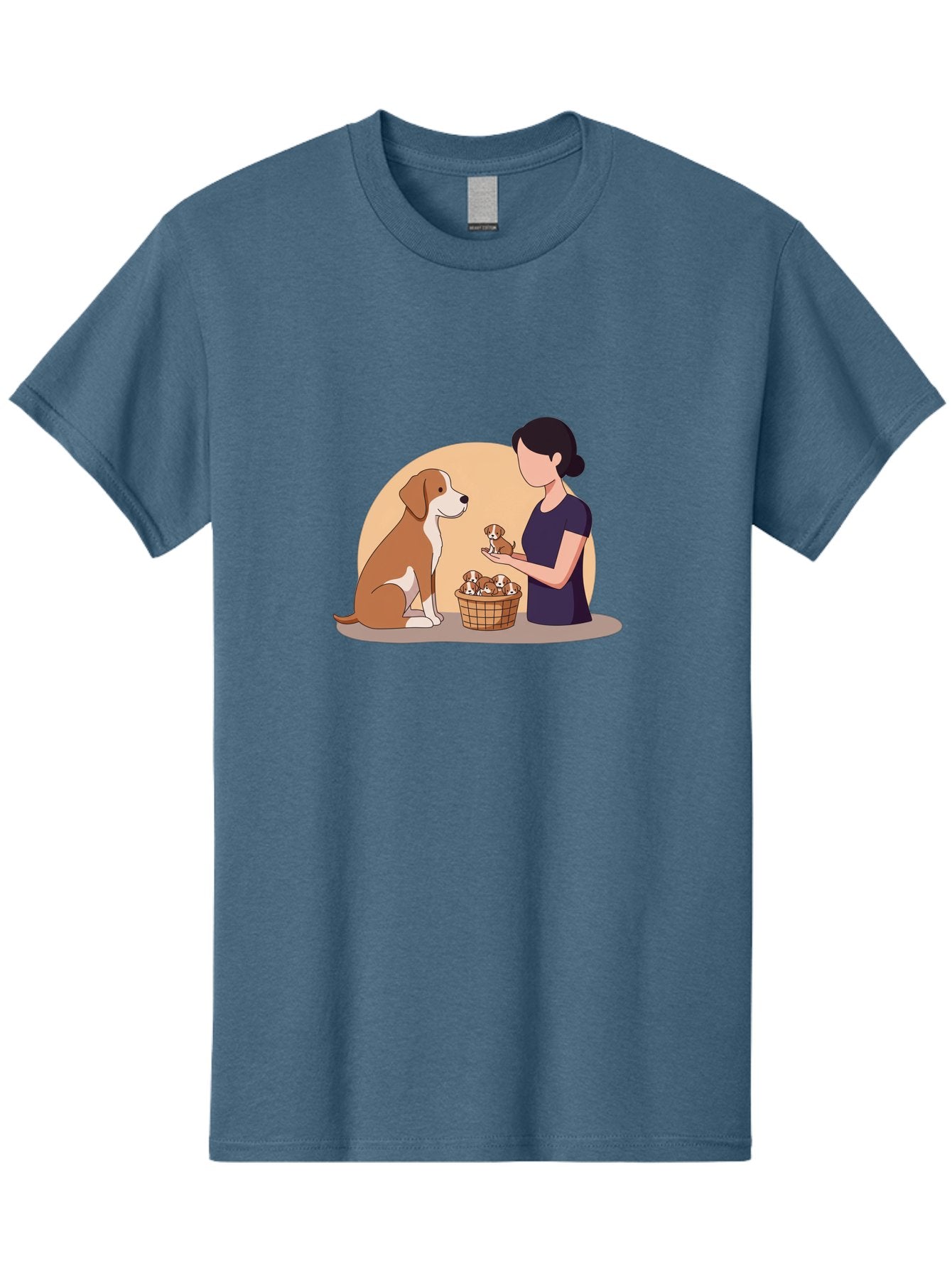 Woman-With-Dog-And-Puppies Men'S Graphic Tee, 100% Cotton, Comfortable Casual Summer Wear, Machine Washable, Vintage Camera, Old Camera, Antique Camera, Black Camera, Classic Photography, Photography Equipment, Nostalgic Device, Film Camera, Bai563 9
