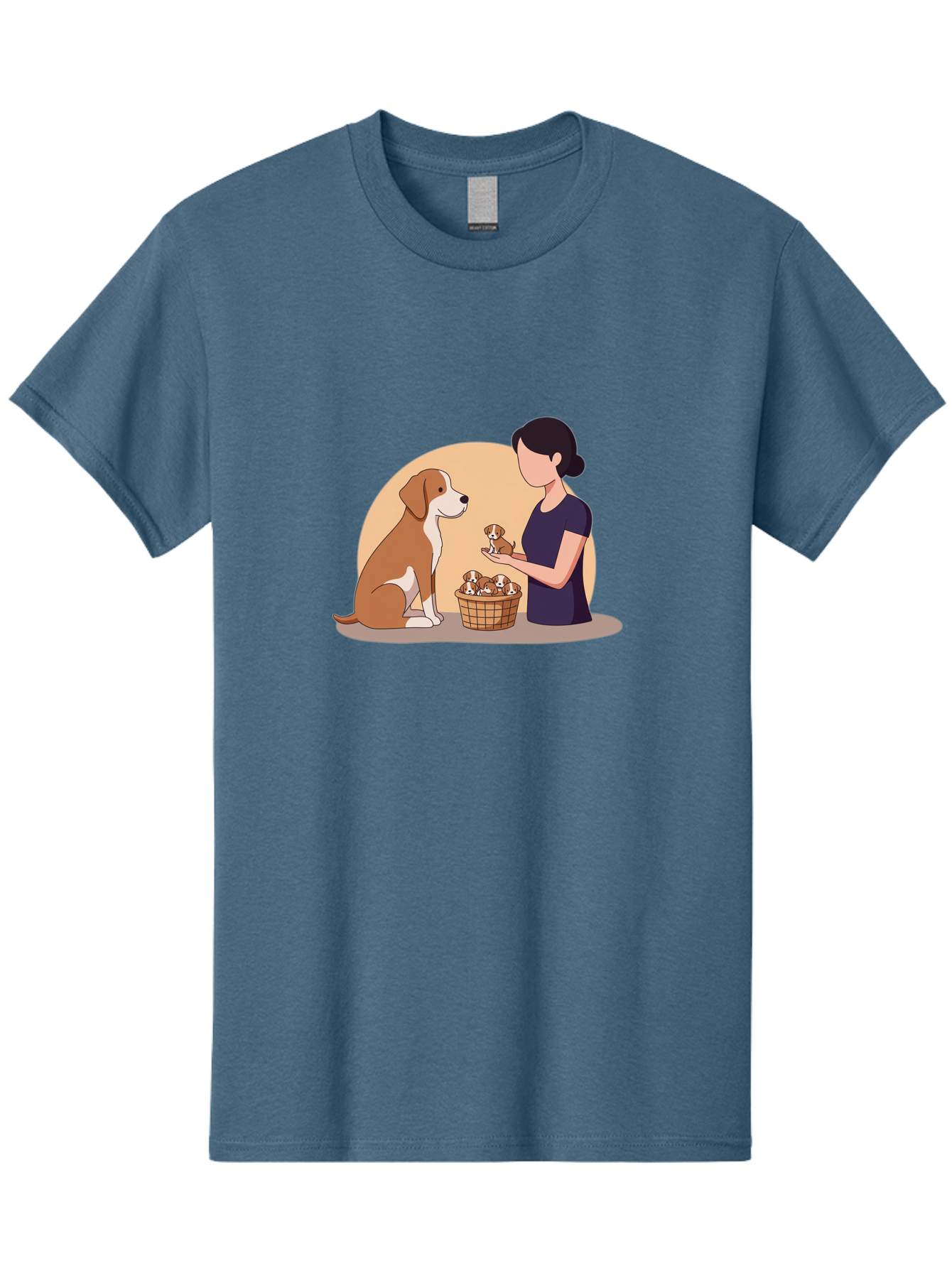 Woman-With-Dog-And-Puppies Men'S Graphic Tee, 100% Cotton, Comfortable Casual Summer Wear, Machine Washable, Vintage Camera, Old Camera, Antique Camera, Black Camera, Classic Photography, Photography Equipment, Nostalgic Device, Film Camera, Bai563 5