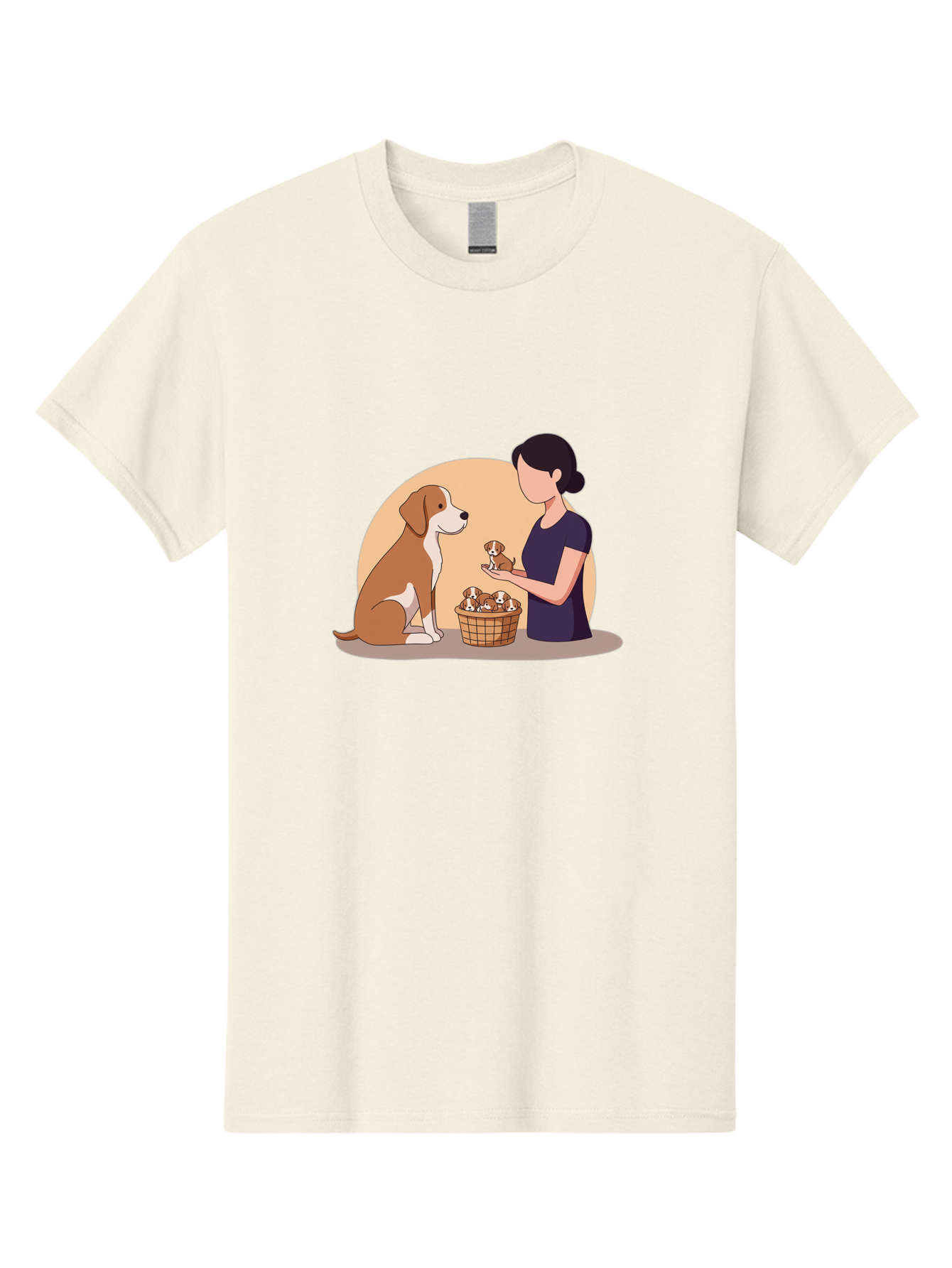 Woman-With-Dog-And-Puppies Men'S Graphic Tee, 100% Cotton, Comfortable Casual Summer Wear, Machine Washable, Vintage Camera, Old Camera, Antique Camera, Black Camera, Classic Photography, Photography Equipment, Nostalgic Device, Film Camera, Bai563 3