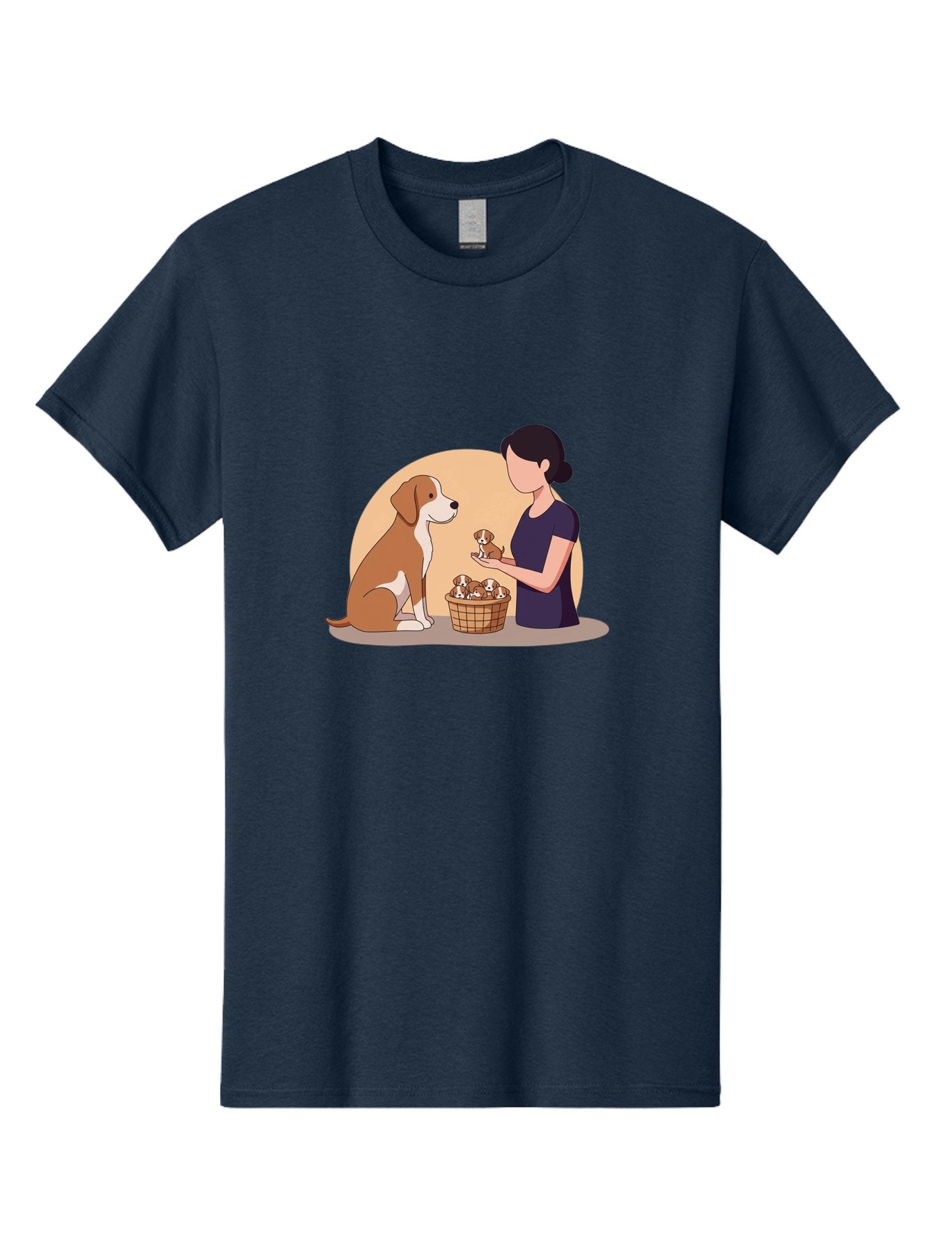 Woman-With-Dog-And-Puppies Men'S Graphic Tee, 100% Cotton, Comfortable Casual Summer Wear, Machine Washable, Vintage Camera, Old Camera, Antique Camera, Black Camera, Classic Photography, Photography Equipment, Nostalgic Device, Film Camera, Bai563 6