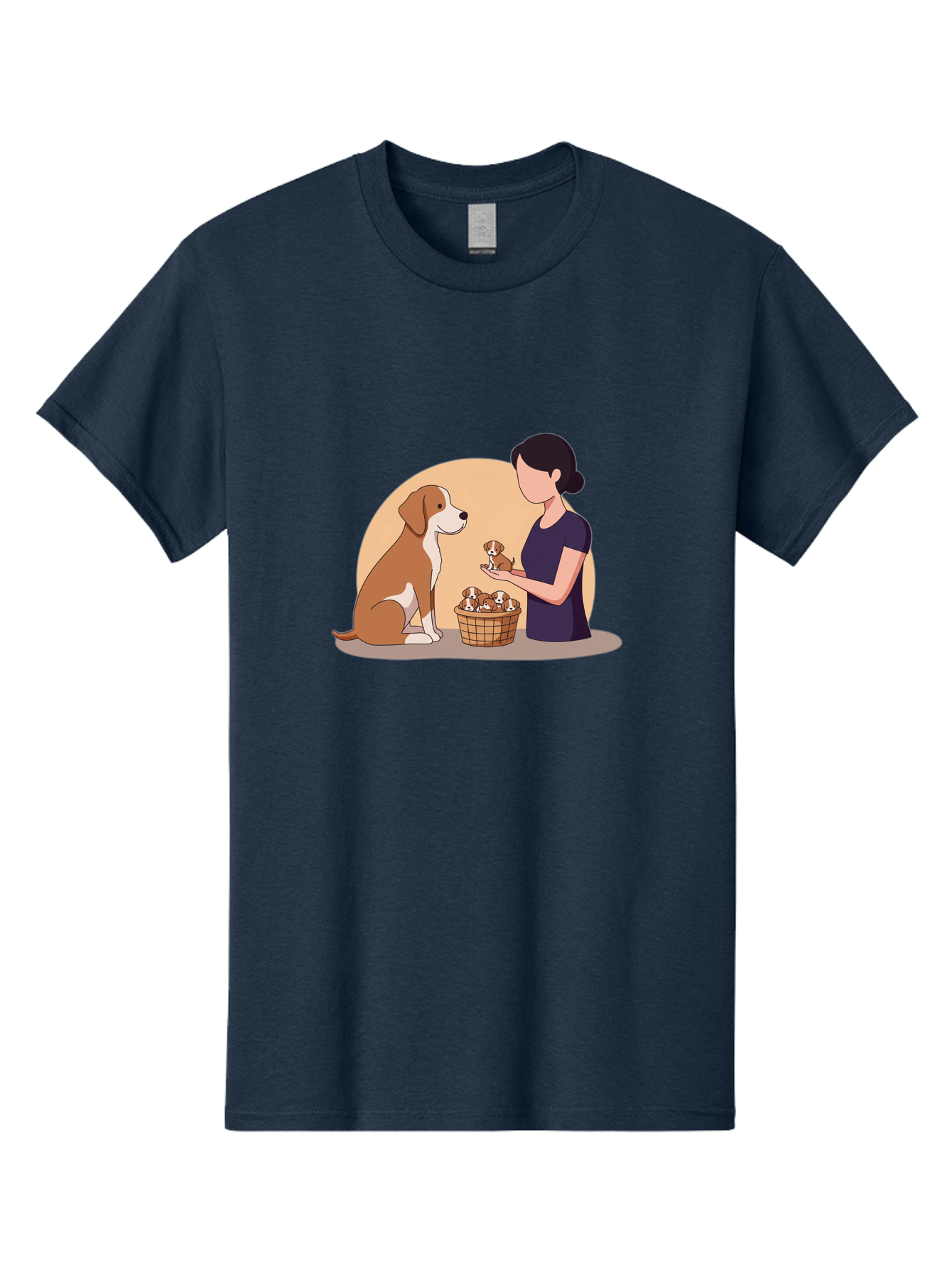 Woman-With-Dog-And-Puppies Men'S Graphic Tee, 100% Cotton, Comfortable Casual Summer Wear, Machine Washable, Vintage Camera, Old Camera, Antique Camera, Black Camera, Classic Photography, Photography Equipment, Nostalgic Device, Film Camera, Bai563 7