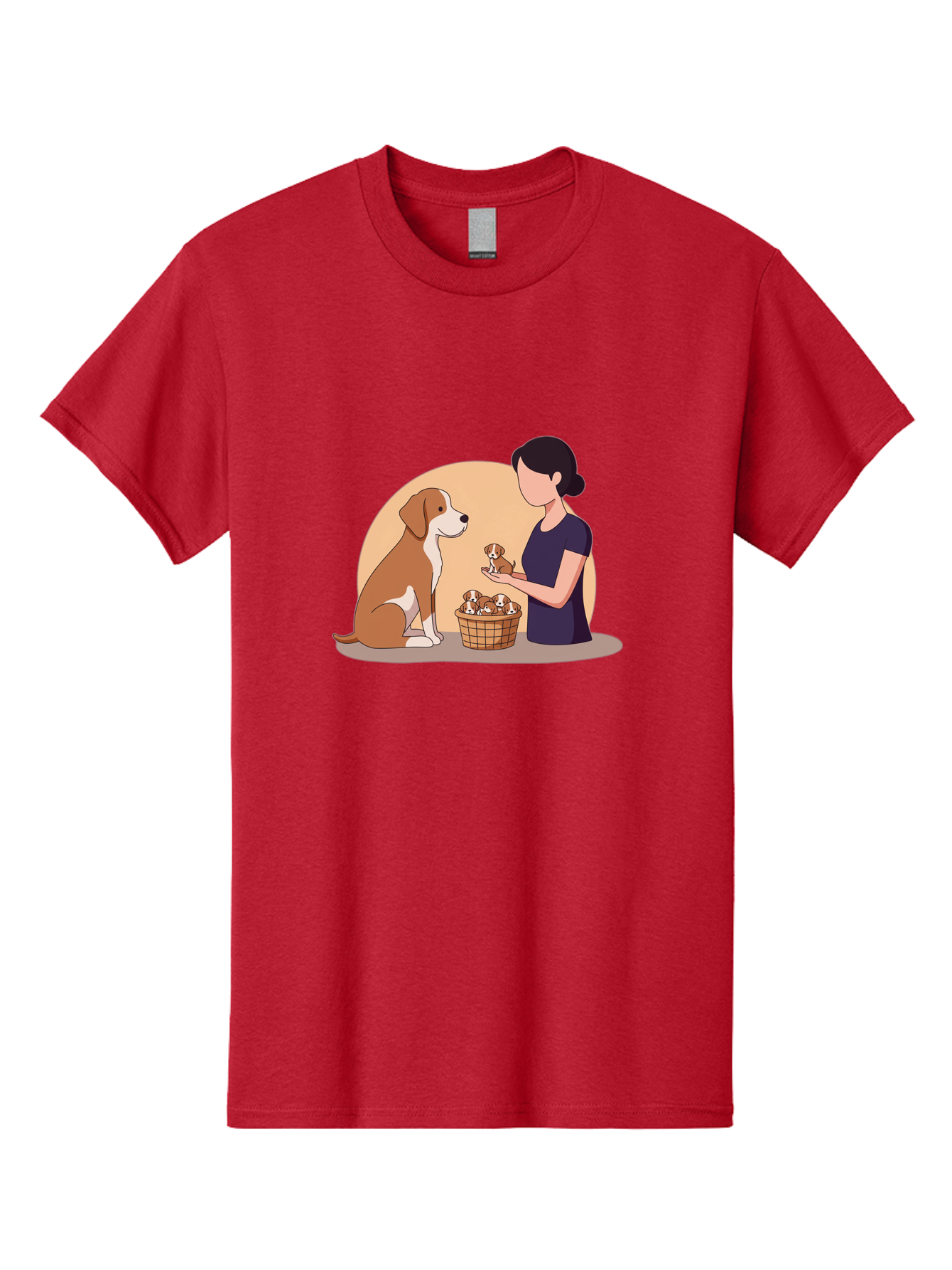 Woman-With-Dog-And-Puppies Men'S Graphic Tee, 100% Cotton, Comfortable Casual Summer Wear, Machine Washable, Vintage Camera, Old Camera, Antique Camera, Black Camera, Classic Photography, Photography Equipment, Nostalgic Device, Film Camera, Bai563