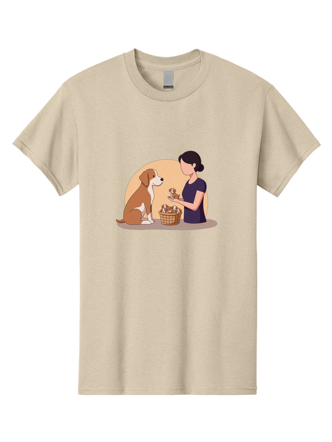 Woman-With-Dog-And-Puppies Men'S Graphic Tee, 100% Cotton, Comfortable Casual Summer Wear, Machine Washable, Vintage Camera, Old Camera, Antique Camera, Black Camera, Classic Photography, Photography Equipment, Nostalgic Device, Film Camera, Bai563 11