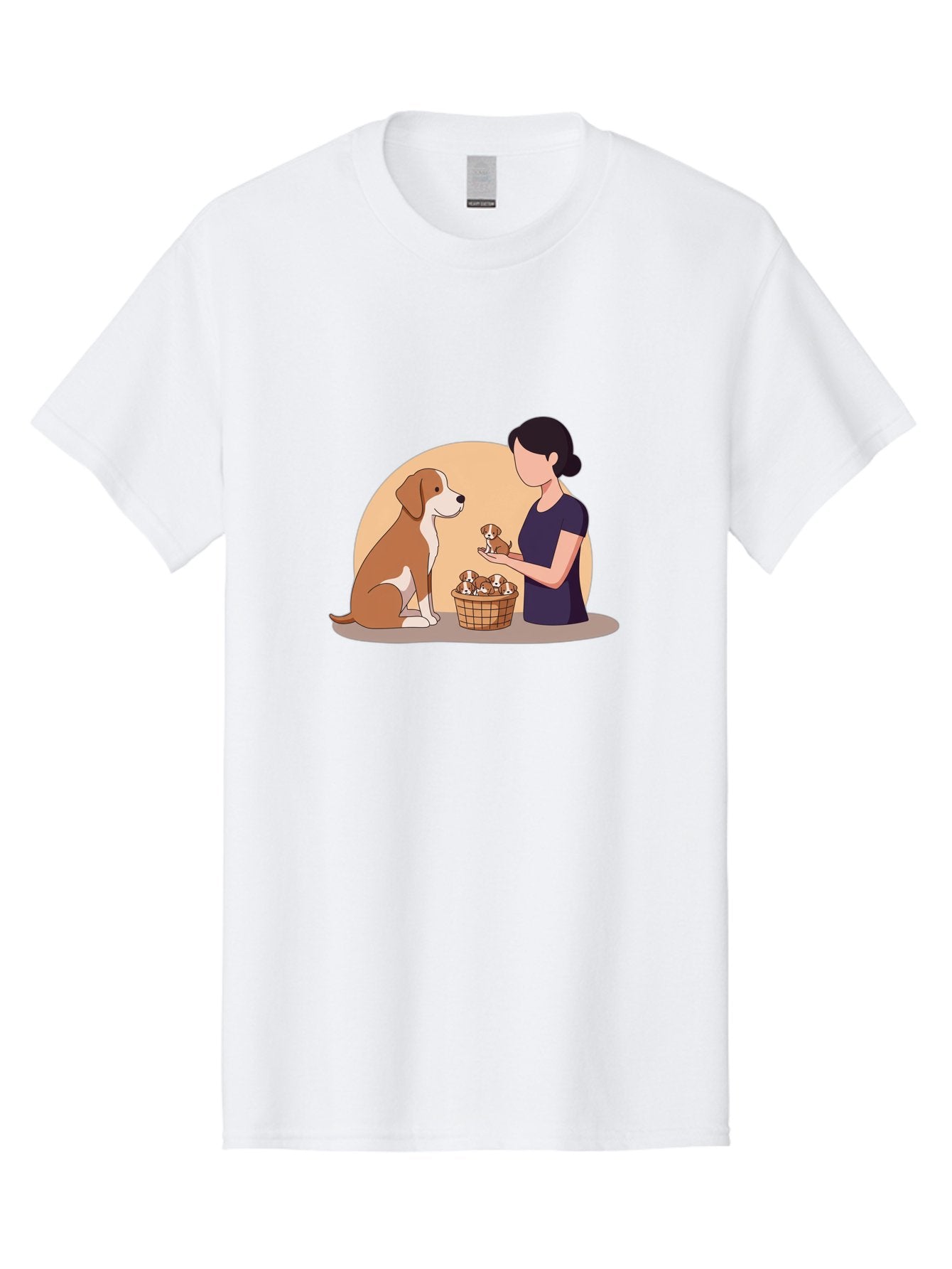 Woman-With-Dog-And-Puppies Men'S Graphic Tee, 100% Cotton, Comfortable Casual Summer Wear, Machine Washable, Vintage Camera, Old Camera, Antique Camera, Black Camera, Classic Photography, Photography Equipment, Nostalgic Device, Film Camera, Bai563 3