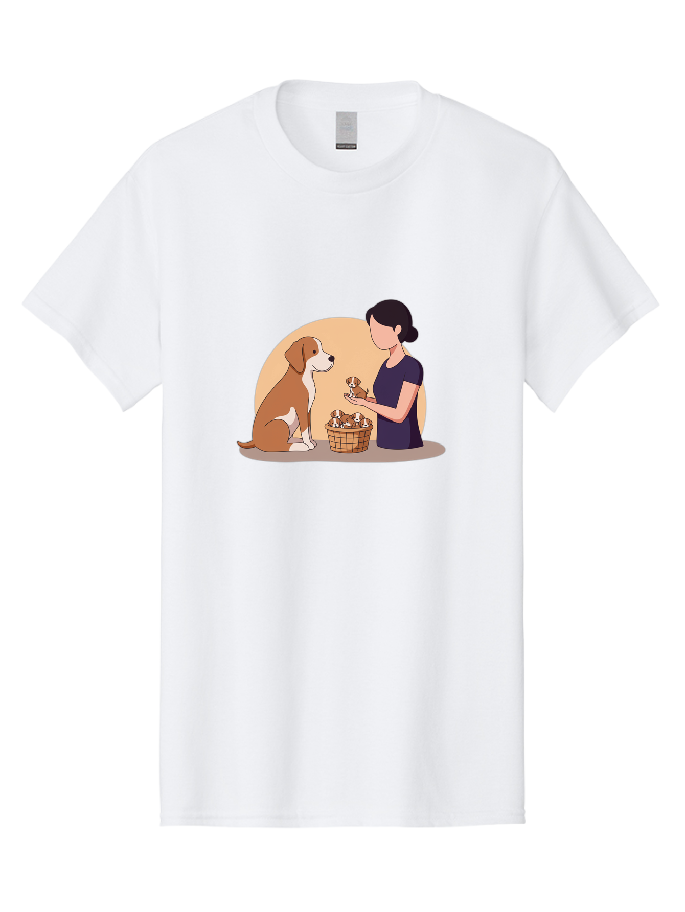 Woman-With-Dog-And-Puppies Men'S Graphic Tee, 100% Cotton, Comfortable Casual Summer Wear, Machine Washable, Vintage Camera, Old Camera, Antique Camera, Black Camera, Classic Photography, Photography Equipment, Nostalgic Device, Film Camera, Bai563 9