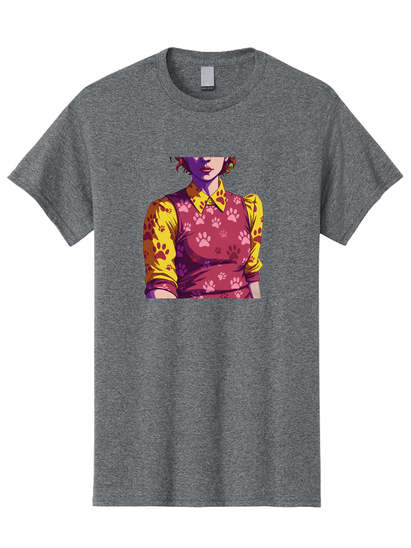 Woman-With-Paw-Print-Dress Men'S Graphic Tee, 100% Cotton, Comfortable Casual Summer Wear, Machine Washable, Vintage Camera, Old Camera, Antique Camera, Black Camera, Classic Photography, Photography Equipment, Nostalgic Device, Film Camera, Bai564 13
