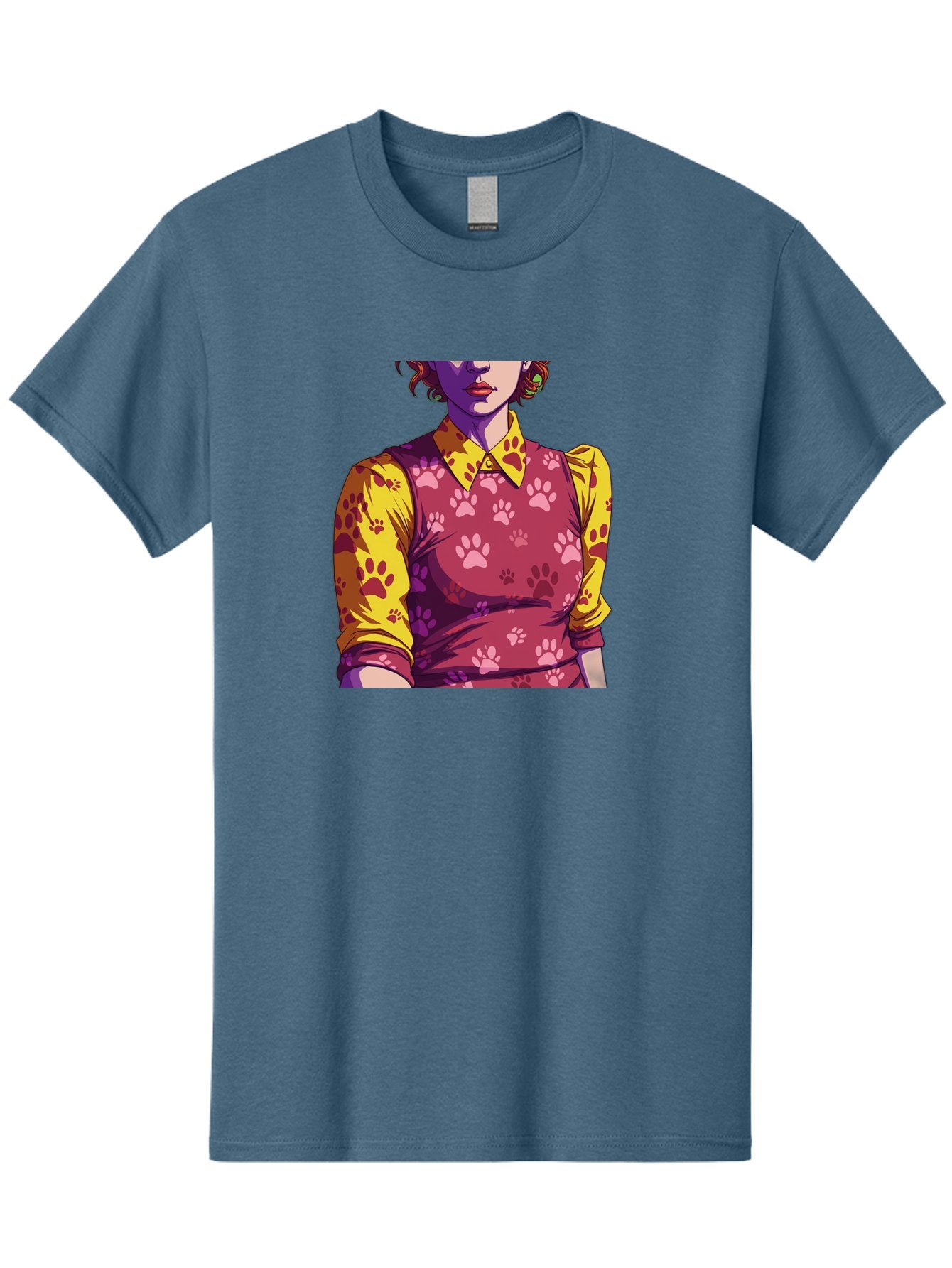 Woman-With-Paw-Print-Dress Men'S Graphic Tee, 100% Cotton, Comfortable Casual Summer Wear, Machine Washable, Vintage Camera, Old Camera, Antique Camera, Black Camera, Classic Photography, Photography Equipment, Nostalgic Device, Film Camera, Bai564 9