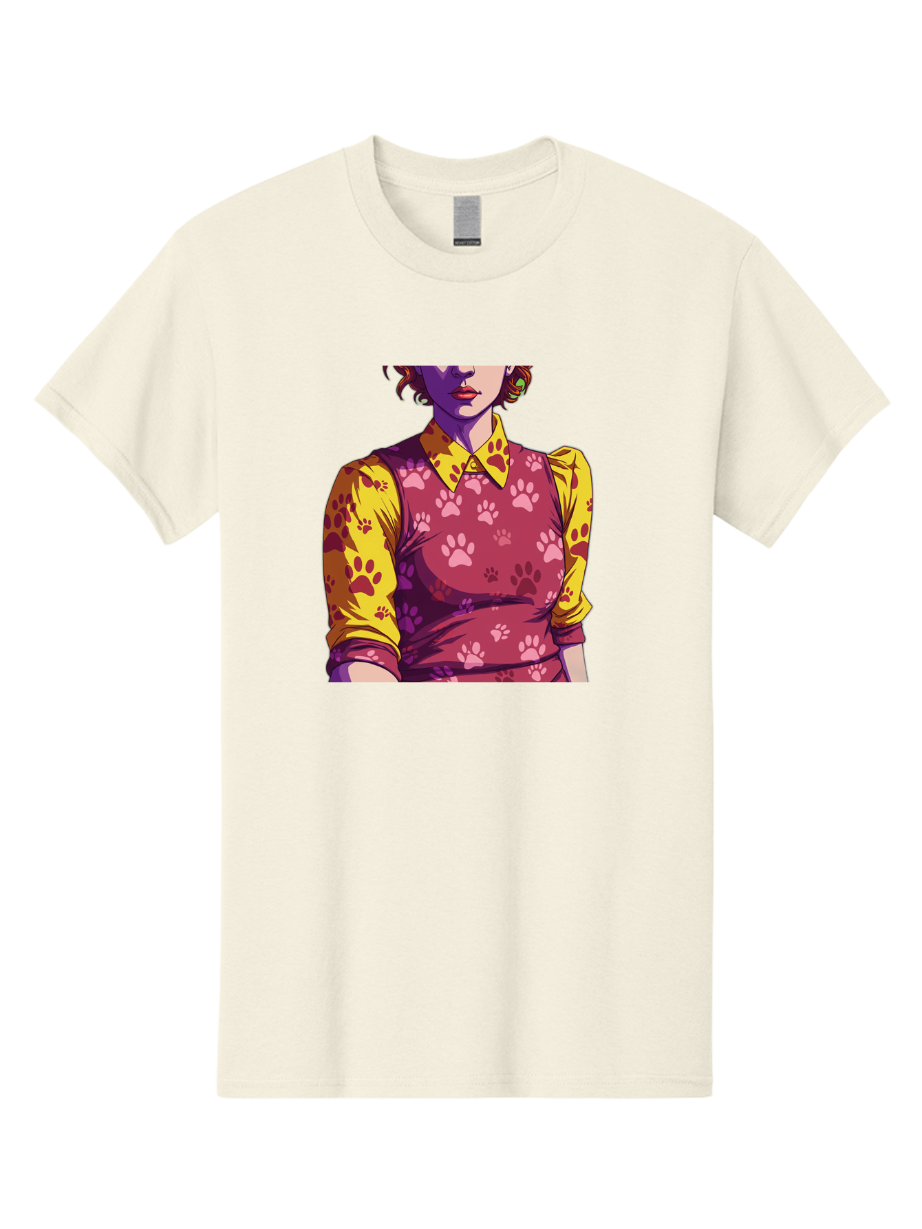 Woman-With-Paw-Print-Dress Men'S Graphic Tee, 100% Cotton, Comfortable Casual Summer Wear, Machine Washable, Vintage Camera, Old Camera, Antique Camera, Black Camera, Classic Photography, Photography Equipment, Nostalgic Device, Film Camera, Bai564 4