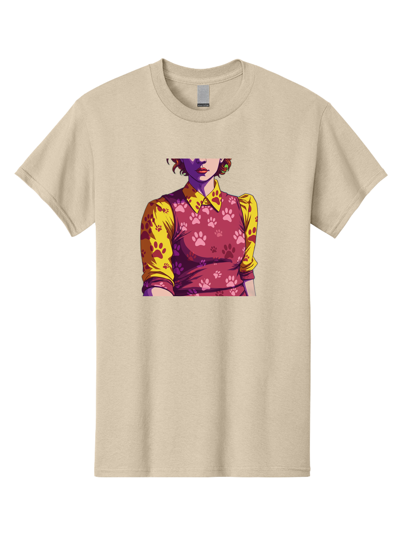 Woman-With-Paw-Print-Dress Men'S Graphic Tee, 100% Cotton, Comfortable Casual Summer Wear, Machine Washable, Vintage Camera, Old Camera, Antique Camera, Black Camera, Classic Photography, Photography Equipment, Nostalgic Device, Film Camera, Bai564 12
