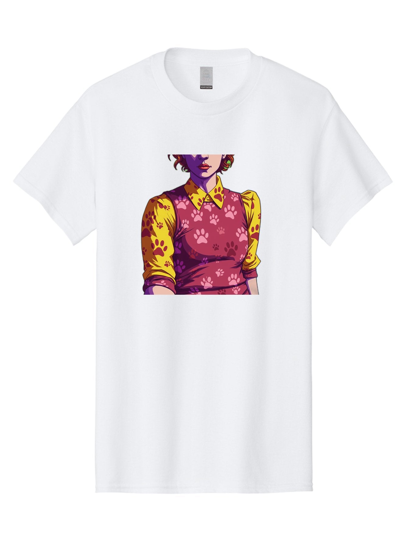 Woman-With-Paw-Print-Dress Men'S Graphic Tee, 100% Cotton, Comfortable Casual Summer Wear, Machine Washable, Vintage Camera, Old Camera, Antique Camera, Black Camera, Classic Photography, Photography Equipment, Nostalgic Device, Film Camera, Bai564 13