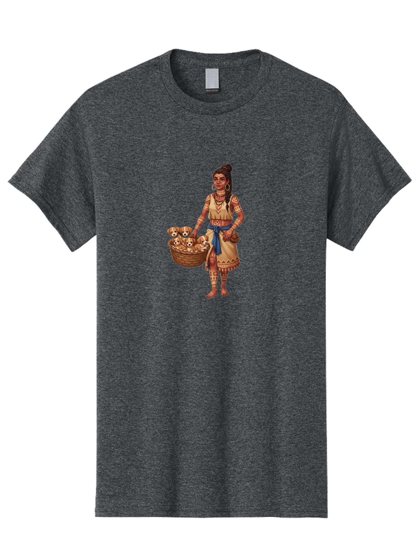 Woman-With-Puppies-1 Men'S Graphic Tee, 100% Cotton, Comfortable Casual Summer Wear, Machine Washable, Vintage Camera, Old Camera, Antique Camera, Black Camera, Classic Photography, Photography Equipment, Nostalgic Device, Film Camera, Bai565 5