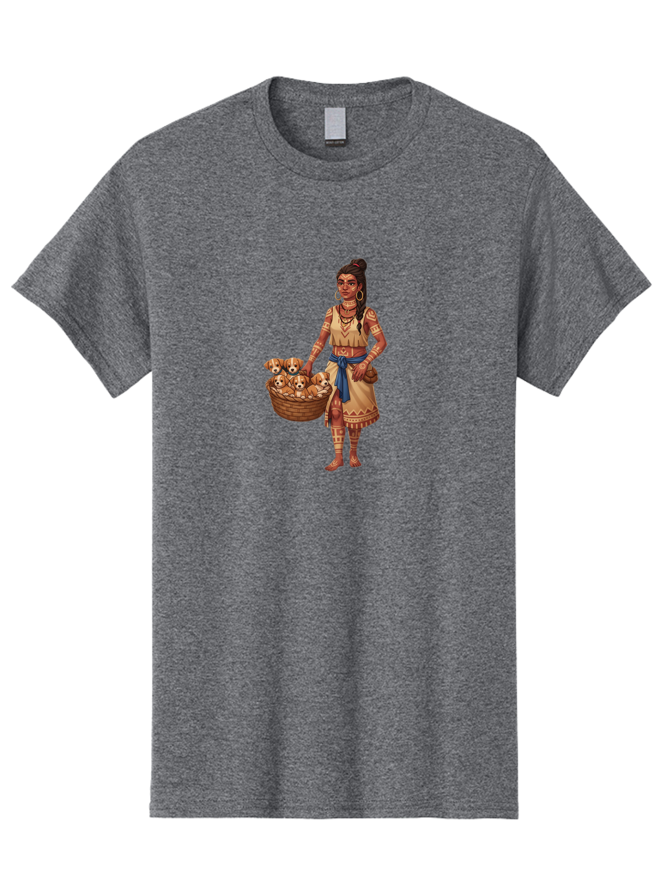 Woman-With-Puppies-1 Men'S Graphic Tee, 100% Cotton, Comfortable Casual Summer Wear, Machine Washable, Vintage Camera, Old Camera, Antique Camera, Black Camera, Classic Photography, Photography Equipment, Nostalgic Device, Film Camera, Bai565