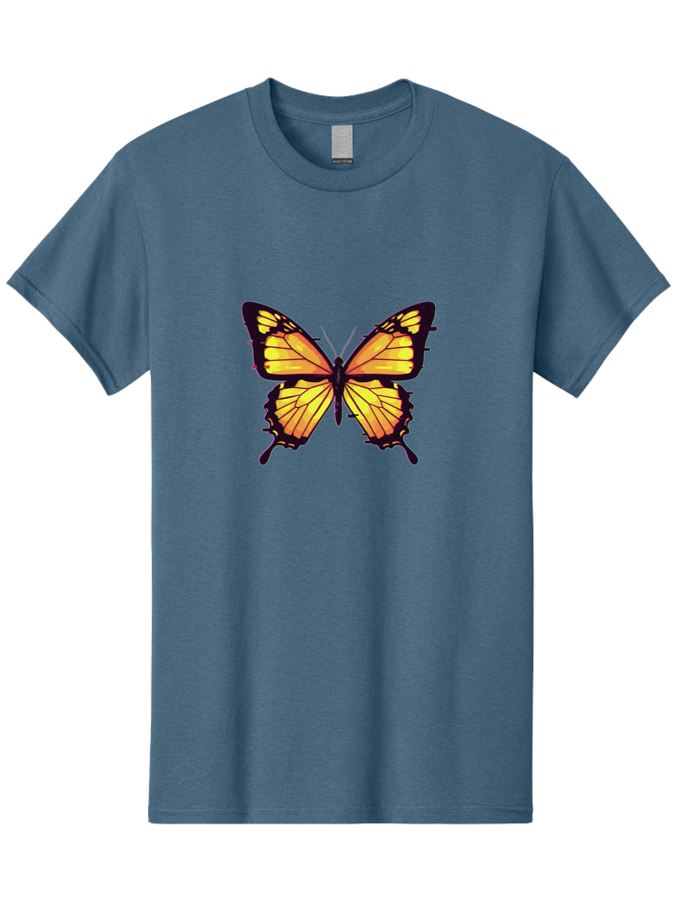Yellow-Butterfly Men'S Graphic Tee, 100% Cotton, Comfortable Casual Summer Wear, Machine Washable, Vintage Camera, Old Camera, Antique Camera, Black Camera, Classic Photography, Photography Equipment, Nostalgic Device, Film Camera, Camera Art Bai570 5