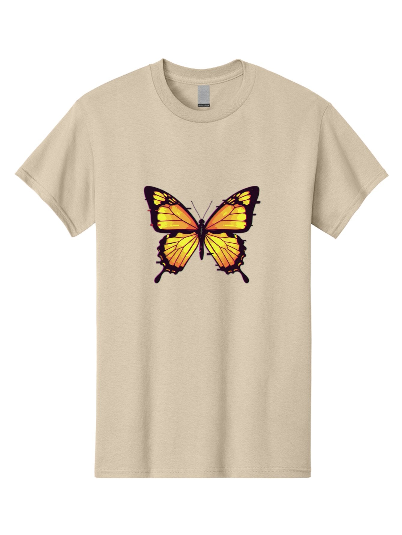 Yellow-Butterfly Men'S Graphic Tee, 100% Cotton, Comfortable Casual Summer Wear, Machine Washable, Vintage Camera, Old Camera, Antique Camera, Black Camera, Classic Photography, Photography Equipment, Nostalgic Device, Film Camera, Camera Art Bai570 10