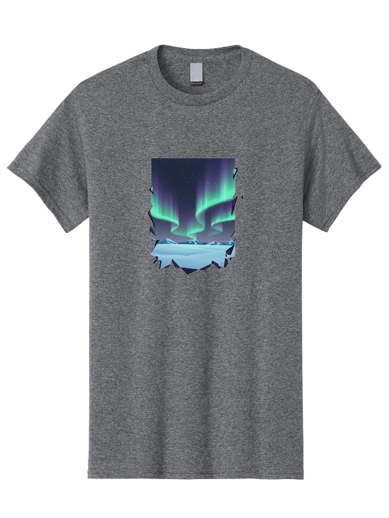Aurora-Borealis-1 Men'S Graphic Tee, 100% Cotton, Comfortable Casual Summer Wear, Machine Washable, Vintage Camera, Old Camera, Antique Camera, Black Camera, Classic Photography, Photography Equipment, Nostalgic Device, Film Camera, Camera Art Bai580