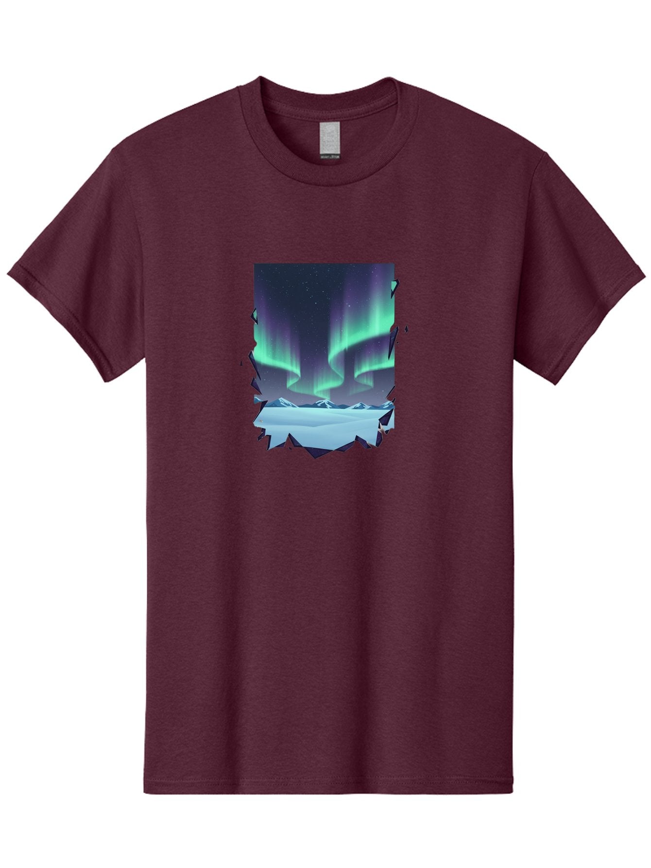 Aurora-Borealis-1 Men'S Graphic Tee, 100% Cotton, Comfortable Casual Summer Wear, Machine Washable, Vintage Camera, Old Camera, Antique Camera, Black Camera, Classic Photography, Photography Equipment, Nostalgic Device, Film Camera, Camera Art Bai580 4