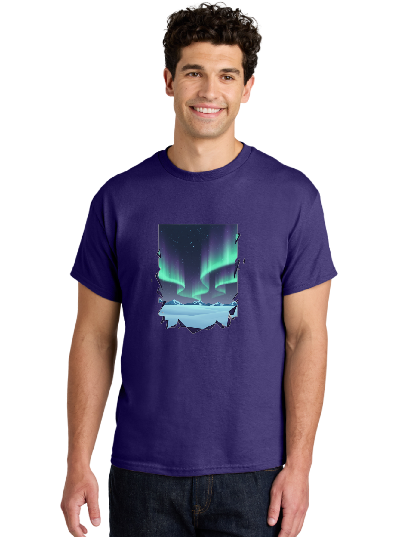 Aurora-Borealis-1 Men'S Graphic Tee, 100% Cotton, Comfortable Casual Summer Wear, Machine Washable, Vintage Camera, Old Camera, Antique Camera, Black Camera, Classic Photography, Photography Equipment, Nostalgic Device, Film Camera, Camera Art Bai580 20