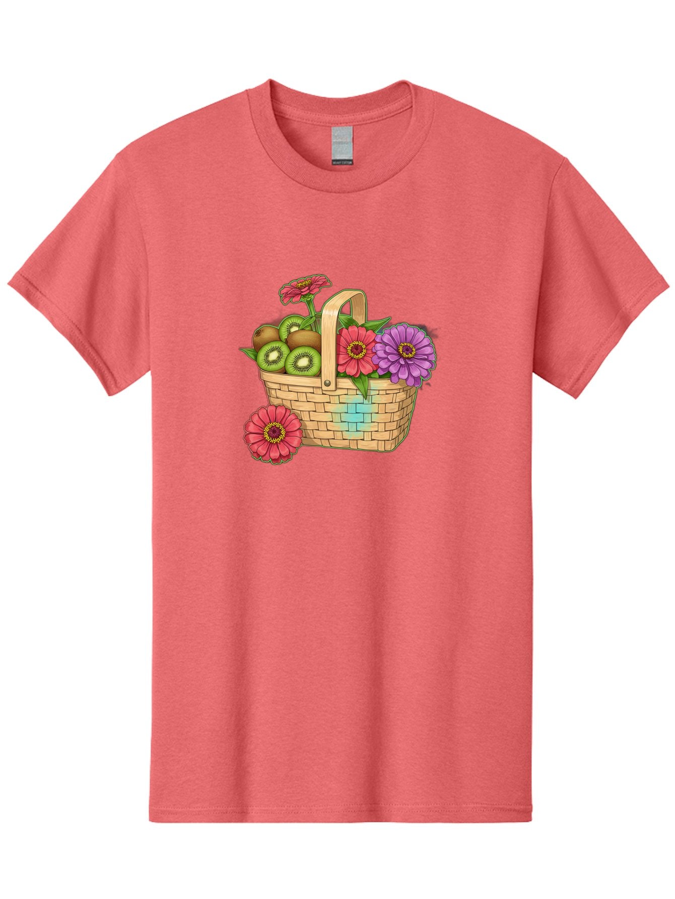 Basket-Of-Flowers-And-Kiwi-Fruits Men'S Graphic Tee, 100% Cotton, Comfortable Casual Summer Wear, Machine Washable, Vintage Camera, Old Camera, Antique Camera, Black Camera, Classic Photography, Photography Equipment, Nostalgic Device, Bai587 4