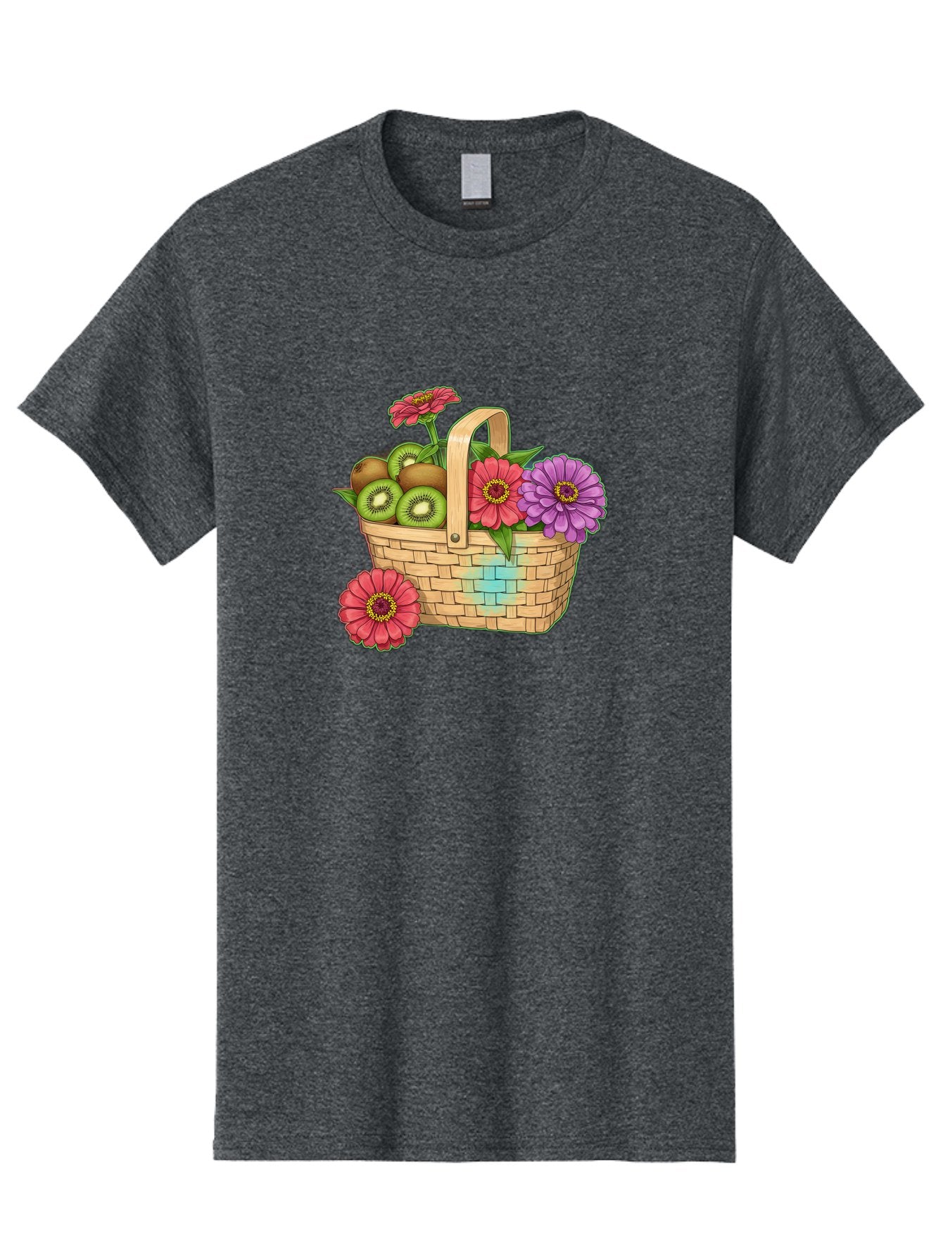Basket-Of-Flowers-And-Kiwi-Fruits Men'S Graphic Tee, 100% Cotton, Comfortable Casual Summer Wear, Machine Washable, Vintage Camera, Old Camera, Antique Camera, Black Camera, Classic Photography, Photography Equipment, Nostalgic Device, Bai587 7