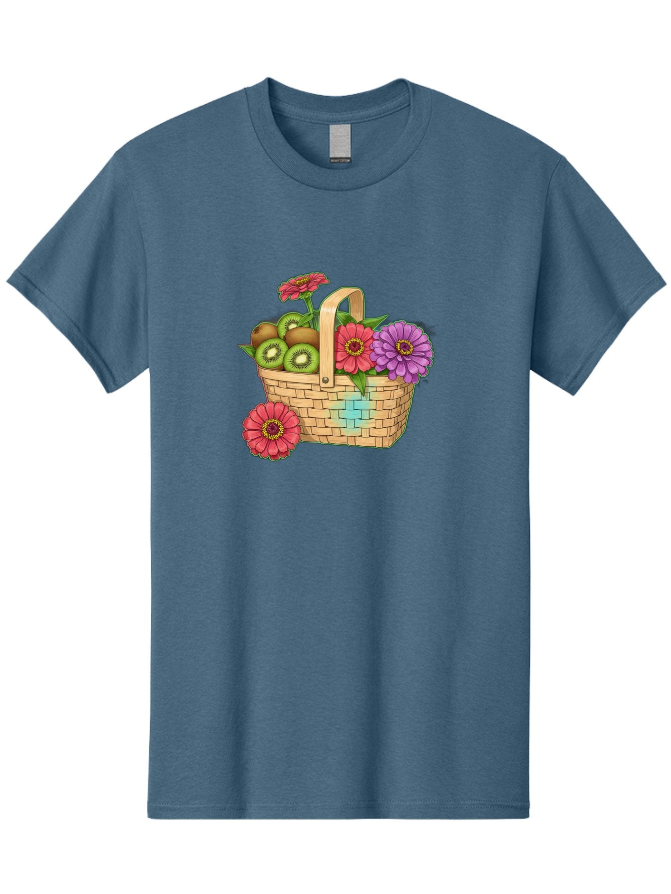 Basket-Of-Flowers-And-Kiwi-Fruits Men'S Graphic Tee, 100% Cotton, Comfortable Casual Summer Wear, Machine Washable, Vintage Camera, Old Camera, Antique Camera, Black Camera, Classic Photography, Photography Equipment, Nostalgic Device, Bai587 9