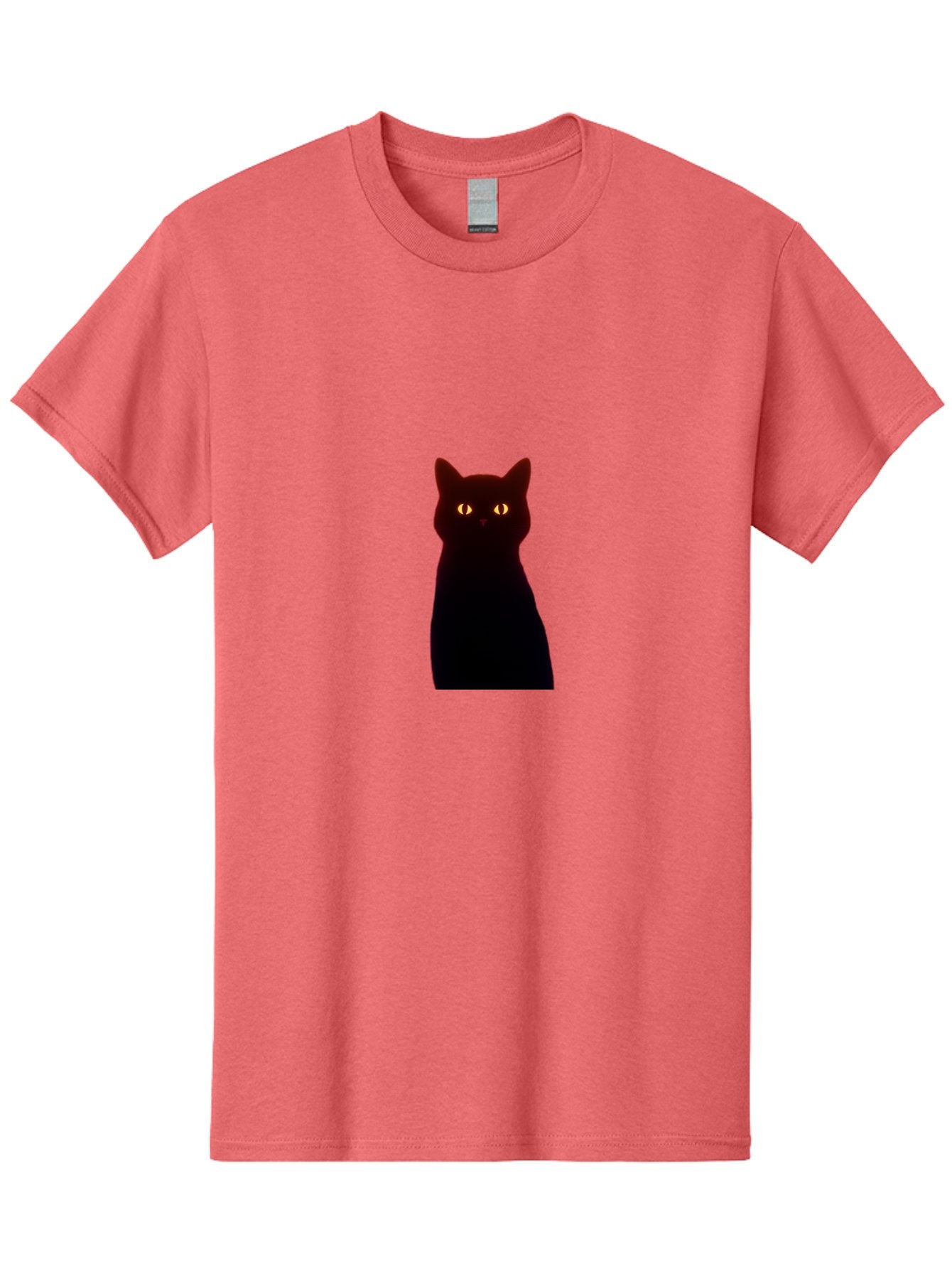 Black-Cat-With-Glowing-Eyes Men'S Graphic Tee, 100% Cotton, Comfortable Casual Summer Wear, Machine Washable, Vintage Camera, Old Camera, Antique Camera, Black Camera, Classic Photography, Photography Equipment, Nostalgic Device, Film Camera, Bai595 3