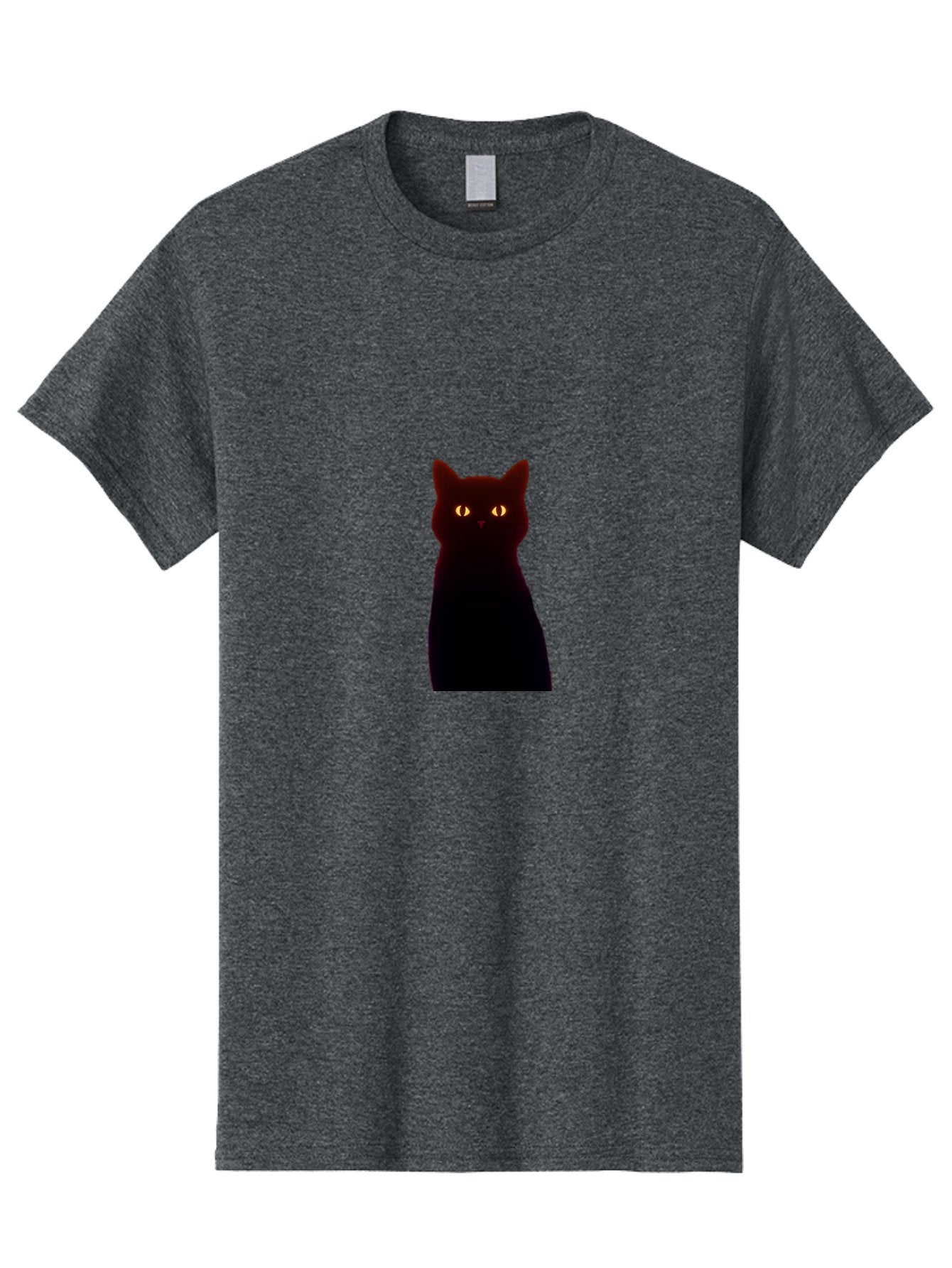 Black-Cat-With-Glowing-Eyes Men'S Graphic Tee, 100% Cotton, Comfortable Casual Summer Wear, Machine Washable, Vintage Camera, Old Camera, Antique Camera, Black Camera, Classic Photography, Photography Equipment, Nostalgic Device, Film Camera, Bai595 7