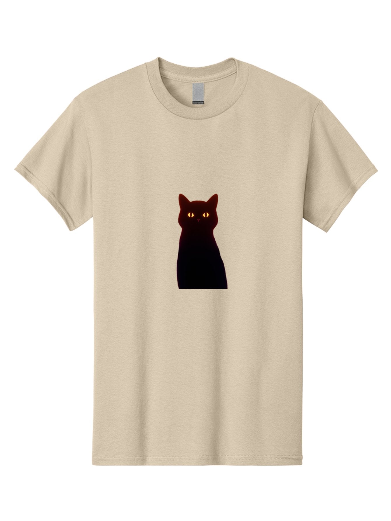Black-Cat-With-Glowing-Eyes Men'S Graphic Tee, 100% Cotton, Comfortable Casual Summer Wear, Machine Washable, Vintage Camera, Old Camera, Antique Camera, Black Camera, Classic Photography, Photography Equipment, Nostalgic Device, Film Camera, Bai595 9