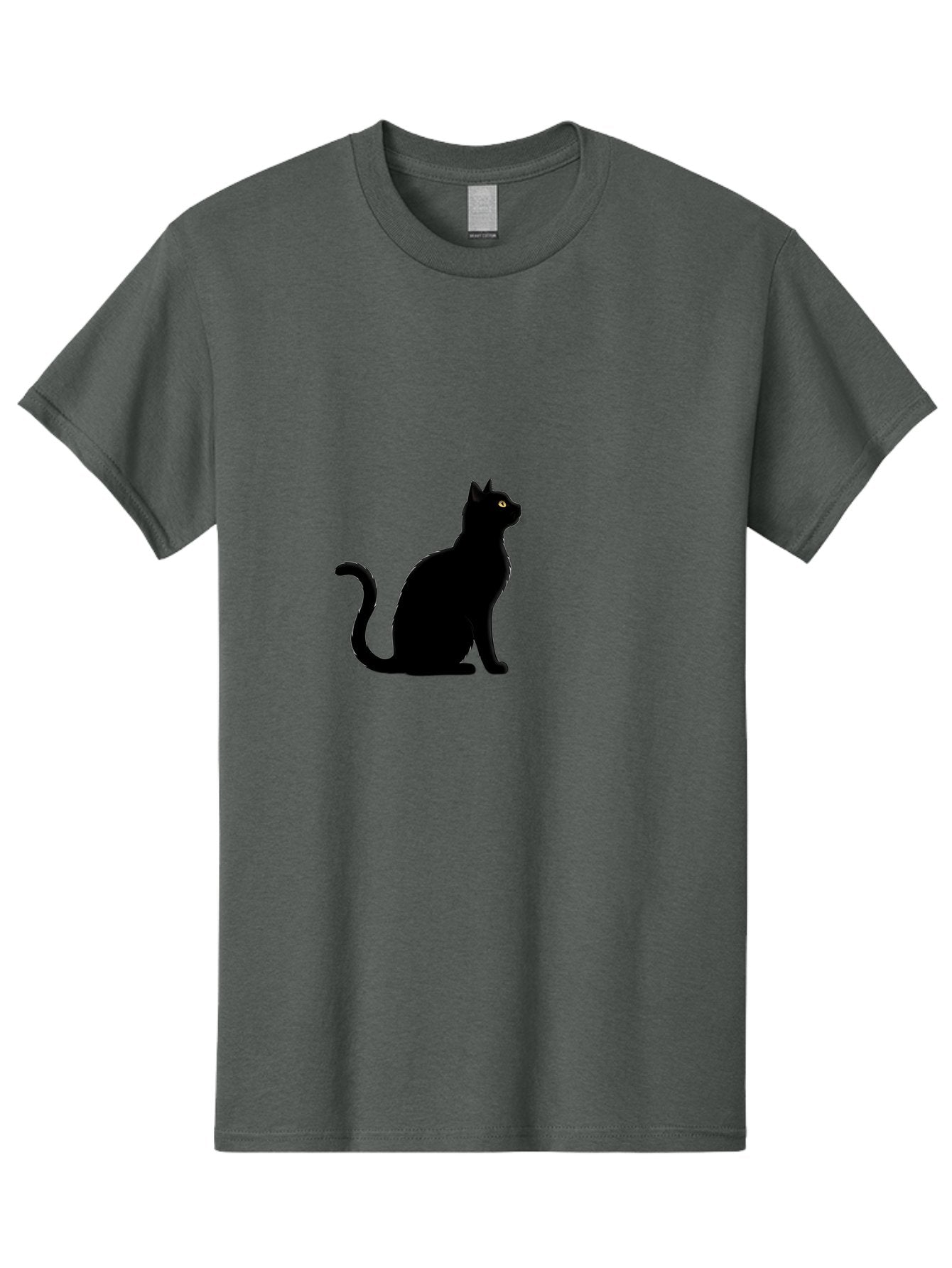 Black-Cat Men'S Graphic Tee, 100% Cotton, Comfortable Casual Summer Wear, Machine Washable, Vintage Camera, Old Camera, Antique Camera, Black Camera, Classic Photography, Photography Equipment, Nostalgic Device, Film Camera, Camera Art Bai596 8