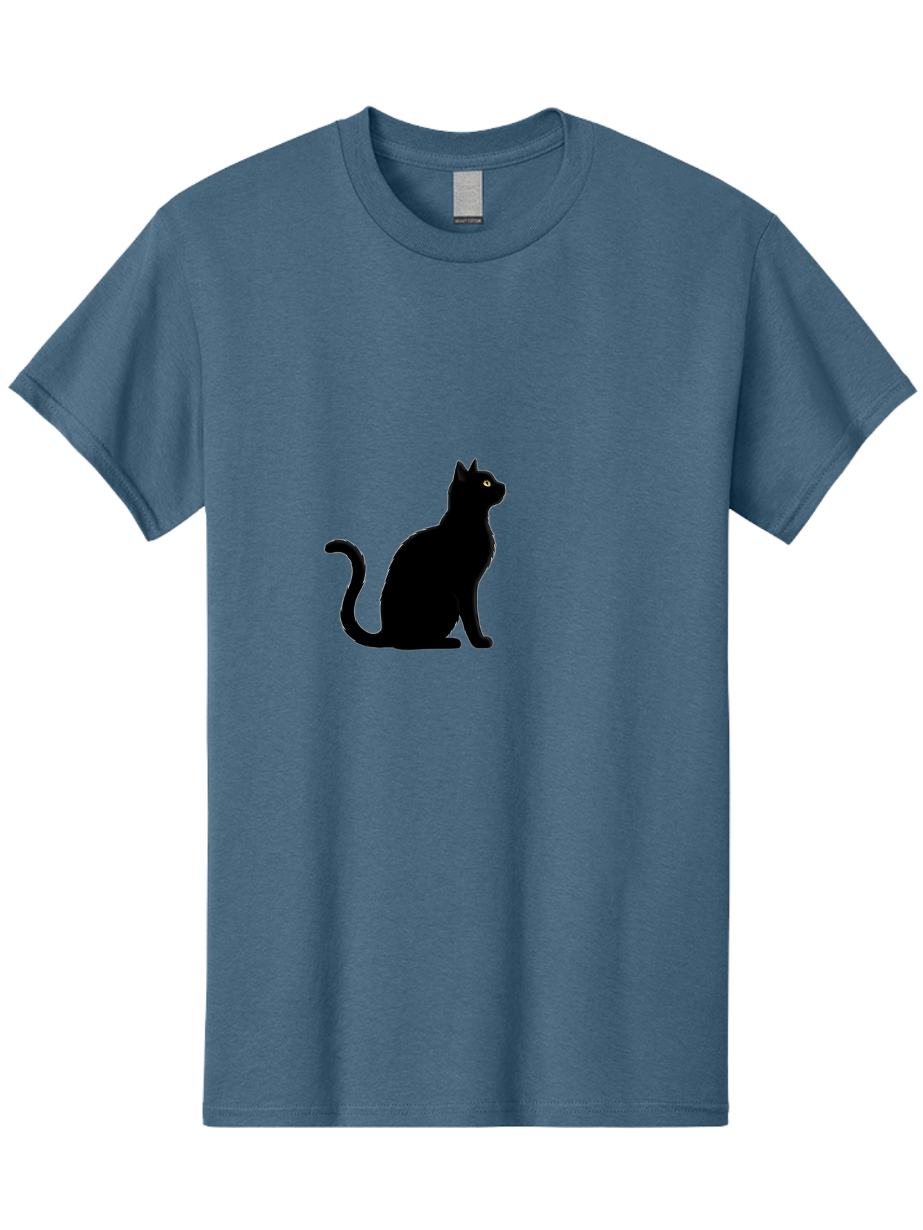 Black-Cat Men'S Graphic Tee, 100% Cotton, Comfortable Casual Summer Wear, Machine Washable, Vintage Camera, Old Camera, Antique Camera, Black Camera, Classic Photography, Photography Equipment, Nostalgic Device, Film Camera, Camera Art Bai596