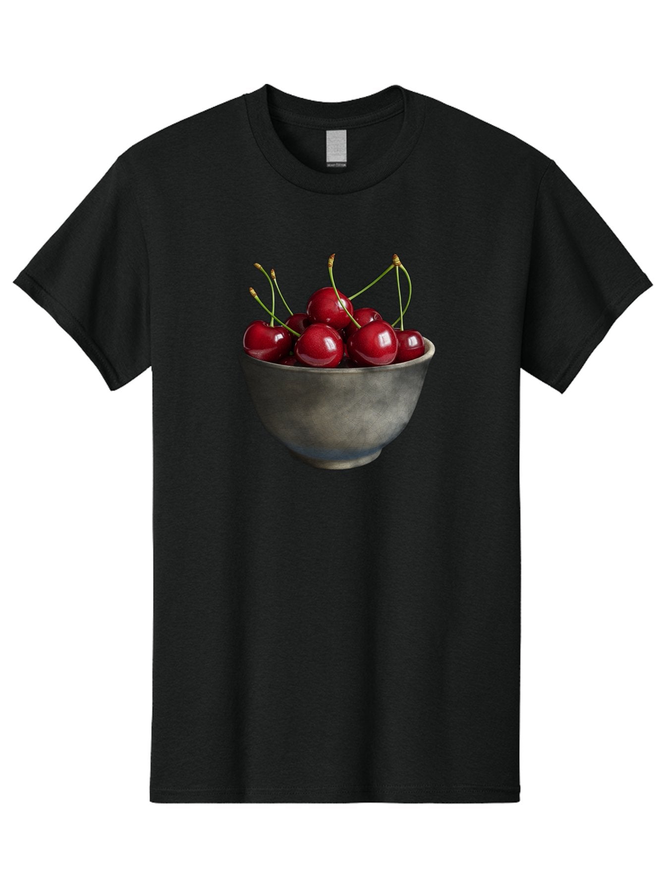 Bowl-Of-Cherries-1 Men'S Graphic Tee, 100% Cotton, Comfortable Casual Summer Wear, Machine Washable, Vintage Camera, Old Camera, Antique Camera, Black Camera, Classic Photography, Photography Equipment, Nostalgic Device, Film Camera, Bai601 13