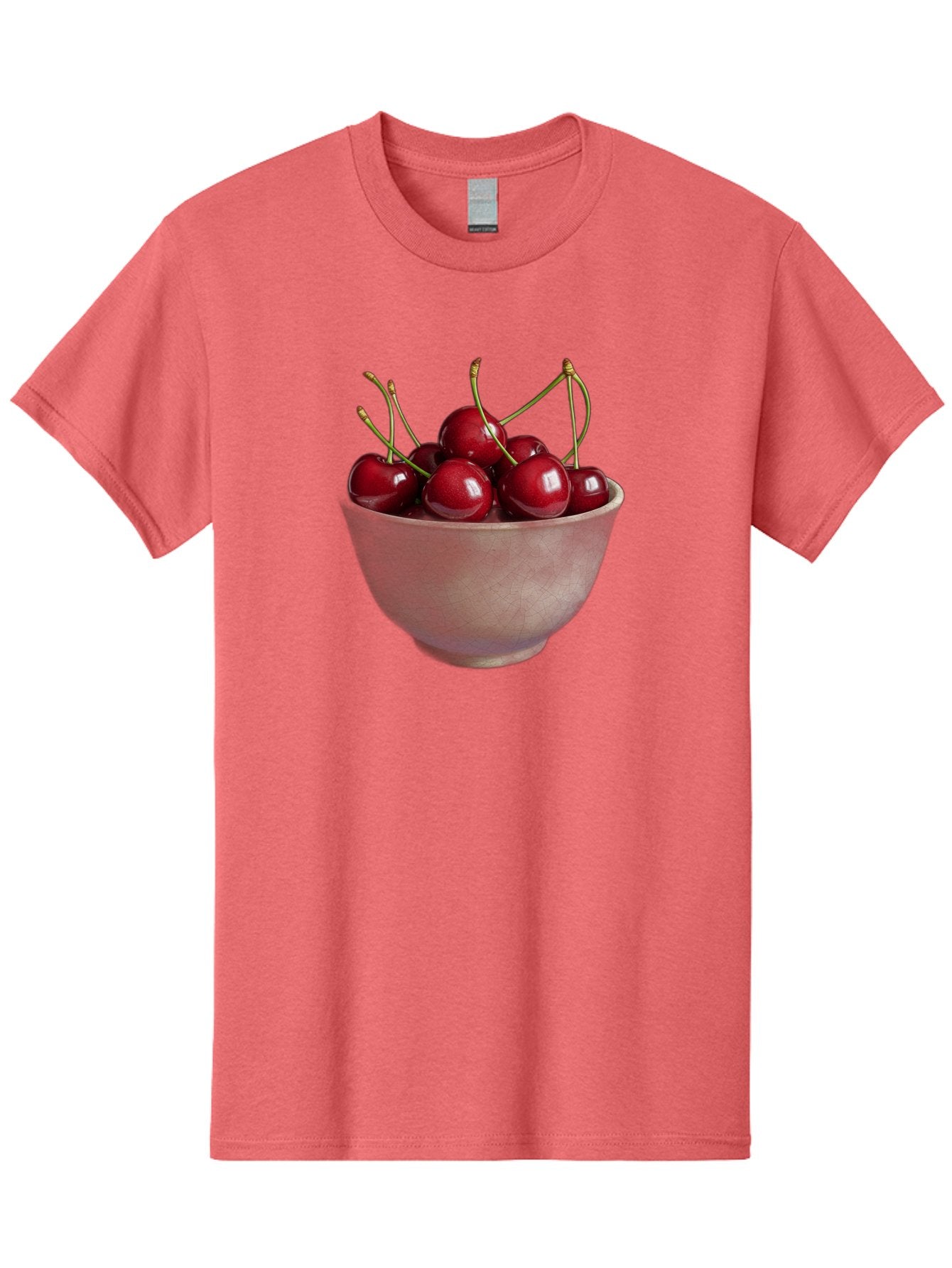 Bowl-Of-Cherries-1 Men'S Graphic Tee, 100% Cotton, Comfortable Casual Summer Wear, Machine Washable, Vintage Camera, Old Camera, Antique Camera, Black Camera, Classic Photography, Photography Equipment, Nostalgic Device, Film Camera, Bai601