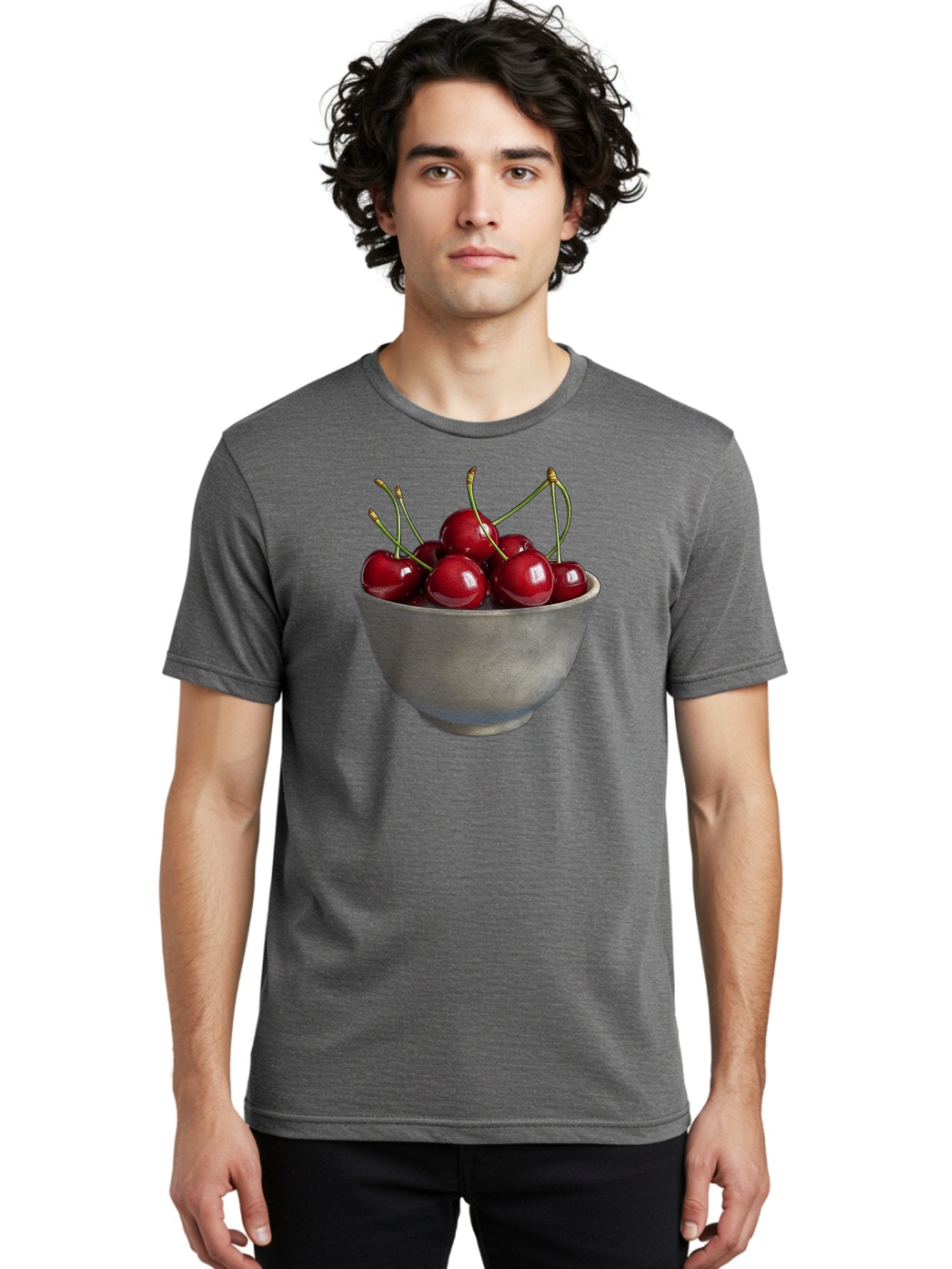 Bowl-Of-Cherries-1 Men'S Graphic Tee, 100% Cotton, Comfortable Casual Summer Wear, Machine Washable, Vintage Camera, Old Camera, Antique Camera, Black Camera, Classic Photography, Photography Equipment, Nostalgic Device, Film Camera, Bai601 29
