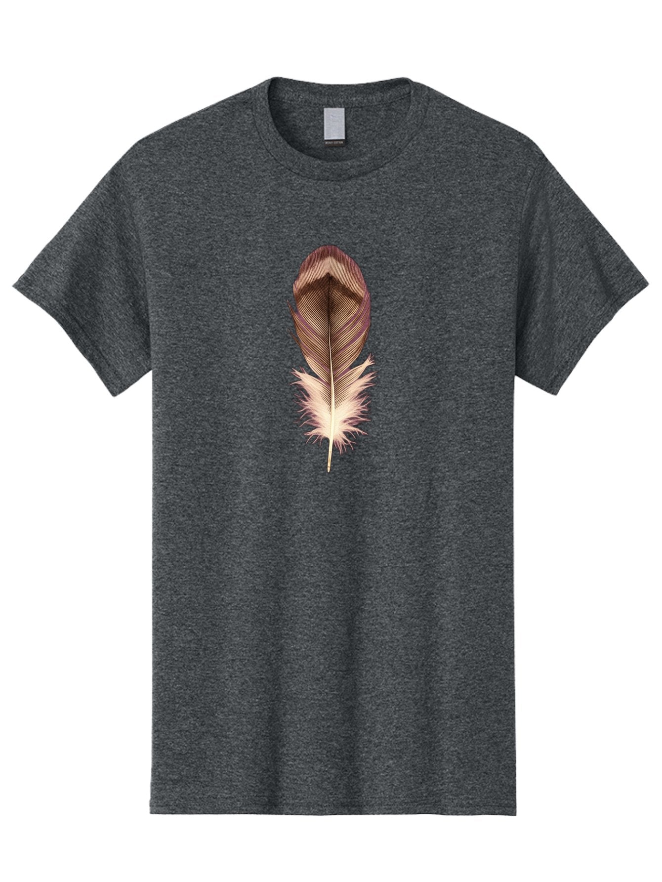 Brown-Feather-1 Men'S Graphic Tee, 100% Cotton, Comfortable Casual Summer Wear, Machine Washable, Vintage Camera, Old Camera, Antique Camera, Black Camera, Classic Photography, Photography Equipment, Nostalgic Device, Film Camera, Camera Art Bai603 10