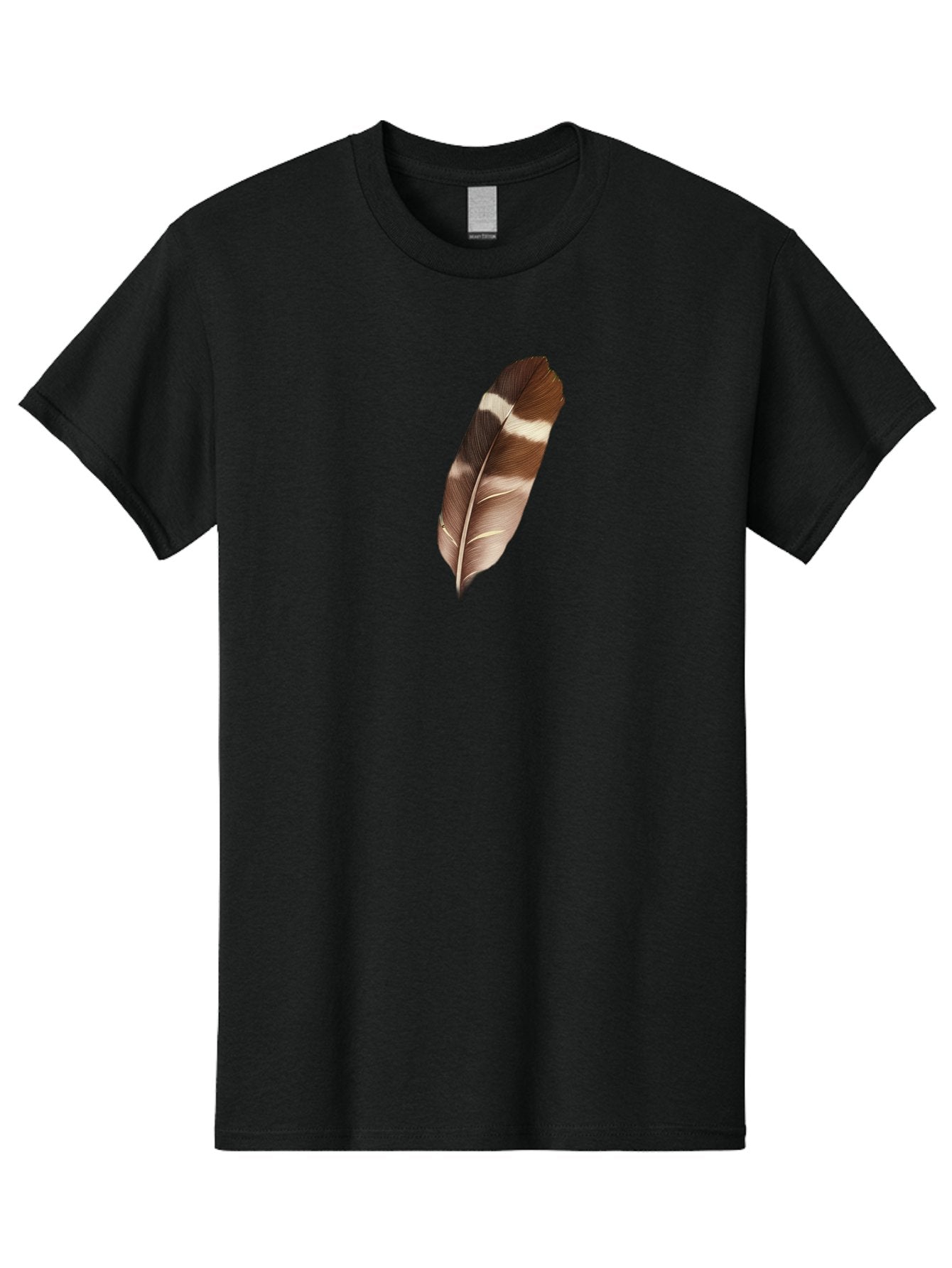 Brown-Feather-2 Men'S Graphic Tee, 100% Cotton, Comfortable Casual Summer Wear, Machine Washable, Vintage Camera, Old Camera, Antique Camera, Black Camera, Classic Photography, Photography Equipment, Nostalgic Device, Film Camera, Camera Art Bai604