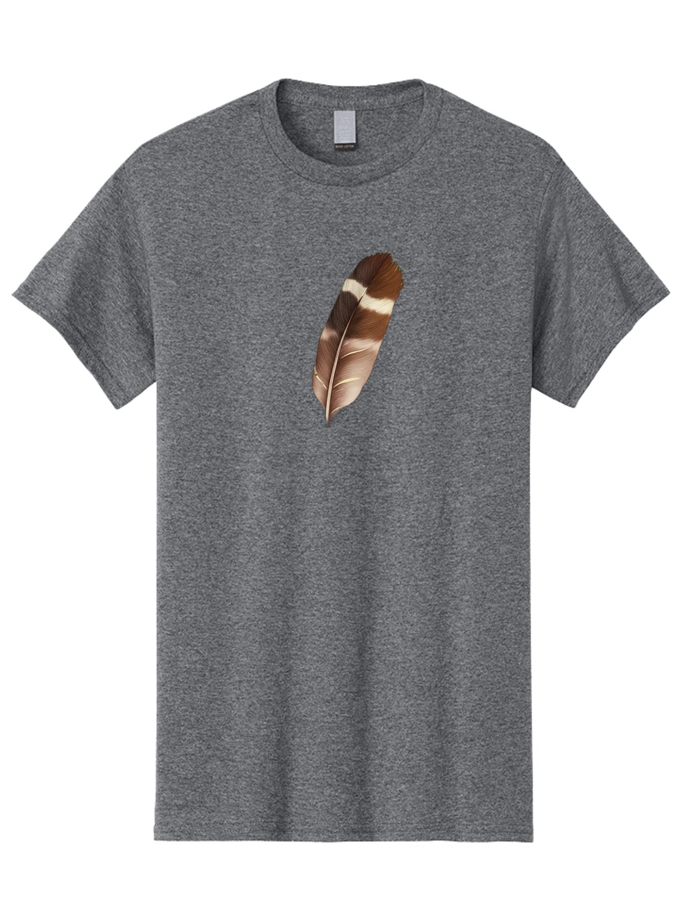 Brown-Feather-2 Men'S Graphic Tee, 100% Cotton, Comfortable Casual Summer Wear, Machine Washable, Vintage Camera, Old Camera, Antique Camera, Black Camera, Classic Photography, Photography Equipment, Nostalgic Device, Film Camera, Camera Art Bai604