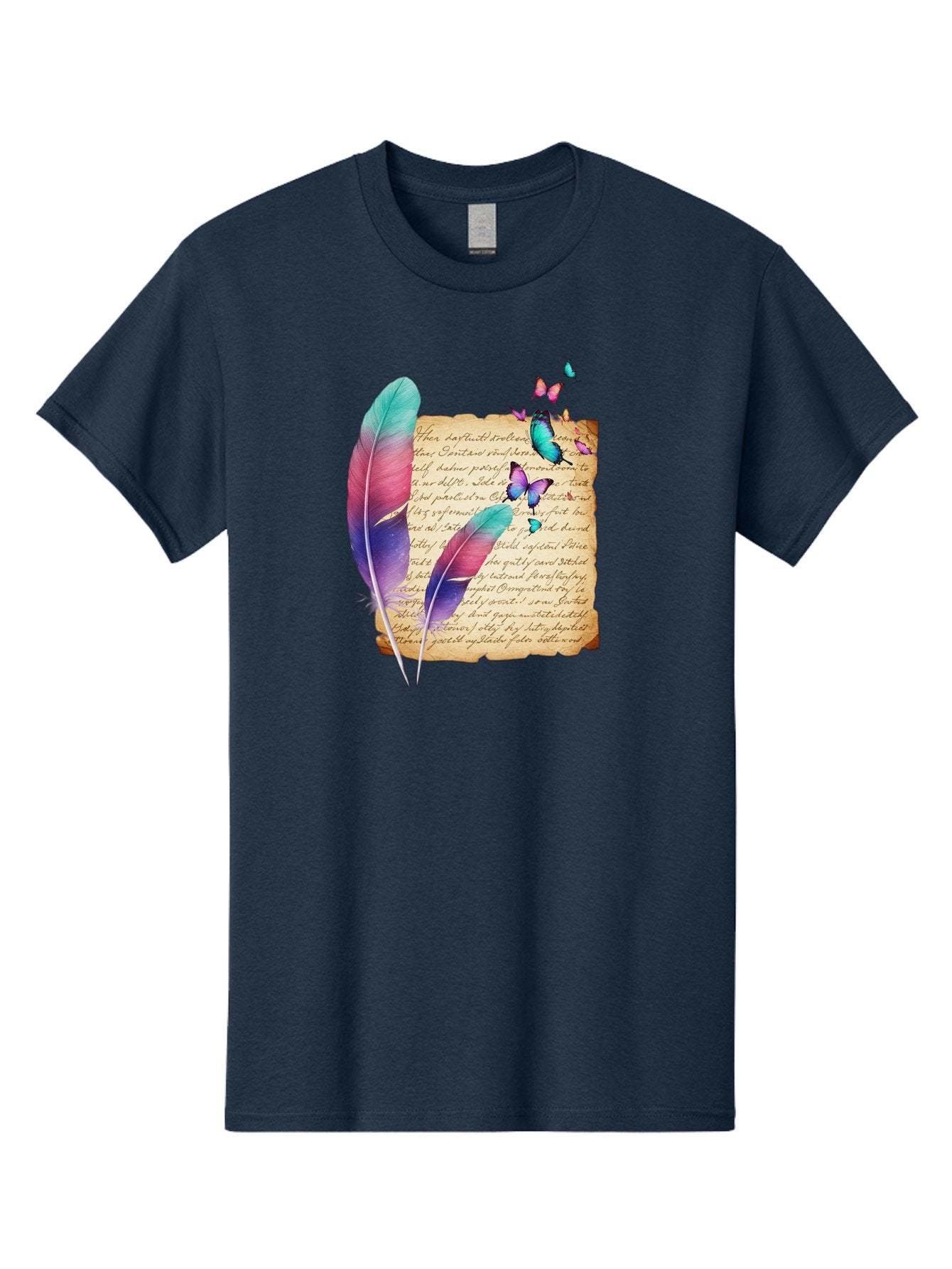 Butterflies-Quill Men'S Graphic Tee, 100% Cotton, Comfortable Casual Summer Wear, Machine Washable, Vintage Camera, Old Camera, Antique Camera, Black Camera, Classic Photography, Photography Equipment, Nostalgic Device, Film Camera, Camera Art Bai607 8