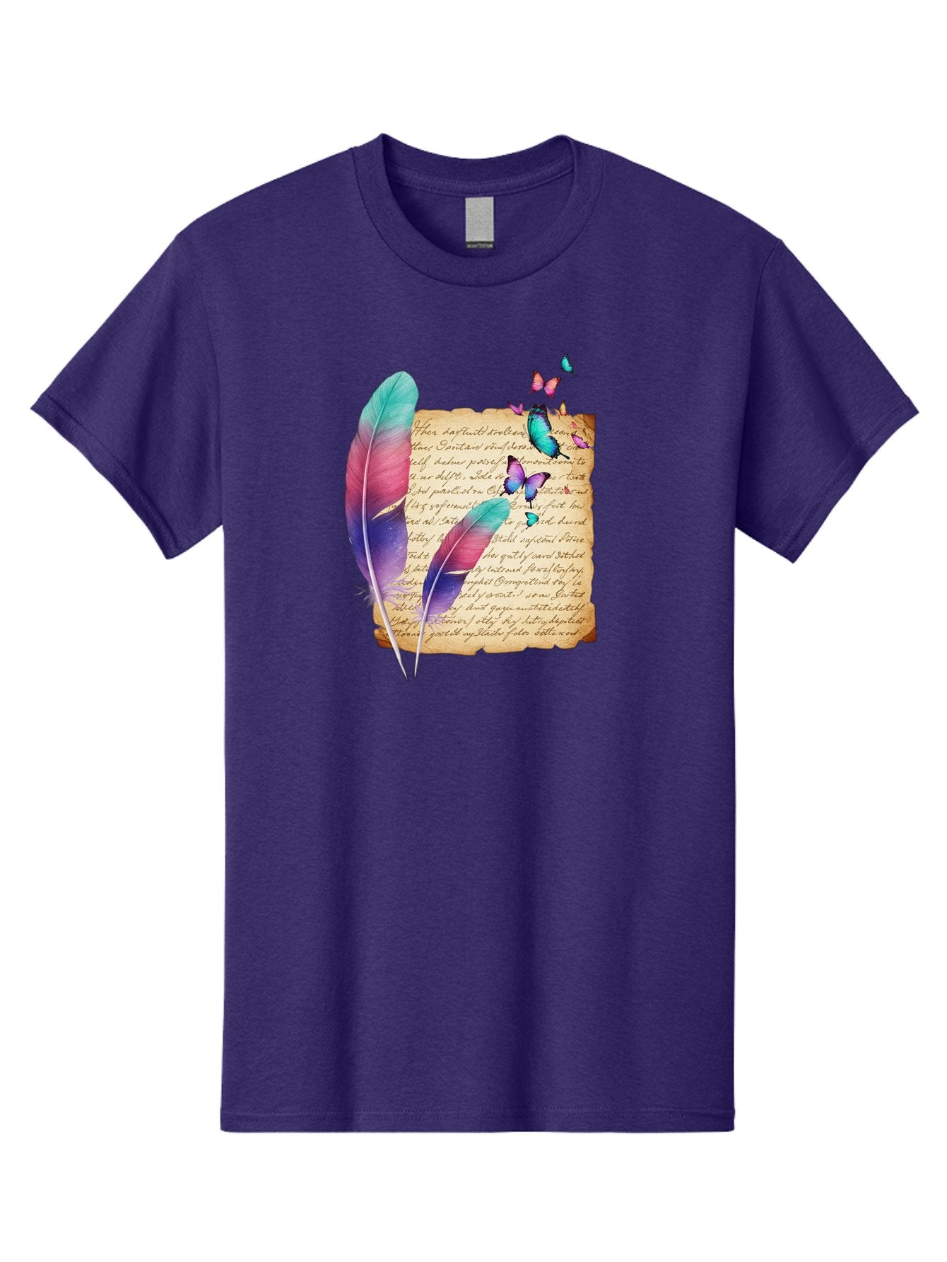 Butterflies-Quill Men'S Graphic Tee, 100% Cotton, Comfortable Casual Summer Wear, Machine Washable, Vintage Camera, Old Camera, Antique Camera, Black Camera, Classic Photography, Photography Equipment, Nostalgic Device, Film Camera, Camera Art Bai607 3