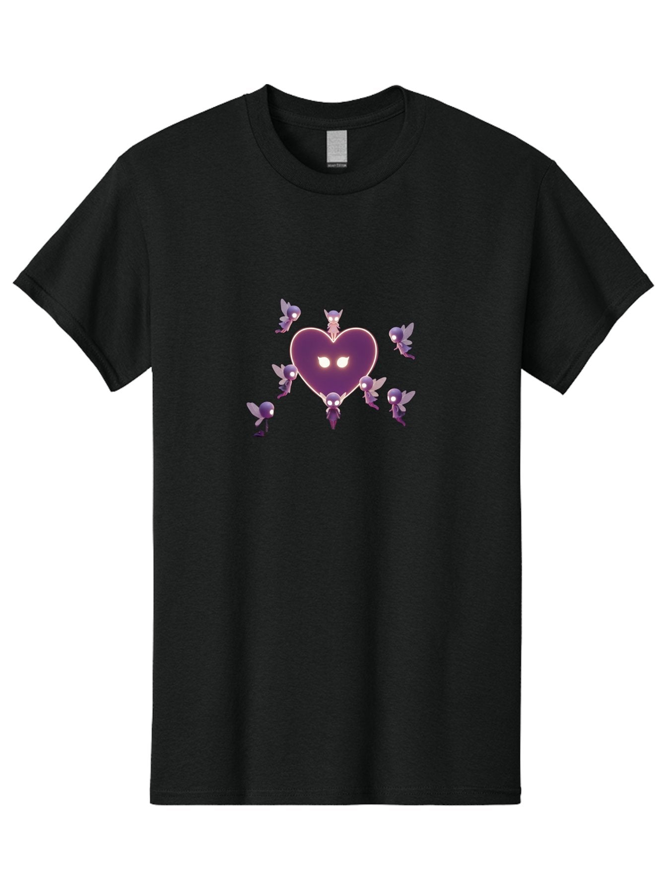 Cartoon-Characters-Heart-Cupid Men'S Graphic Tee, 100% Cotton, Comfortable Casual Summer Wear, Machine Washable, Vintage Camera, Old Camera, Antique Camera, Black Camera, Classic Photography, Photography Equipment, Nostalgic Device, Bai612 12