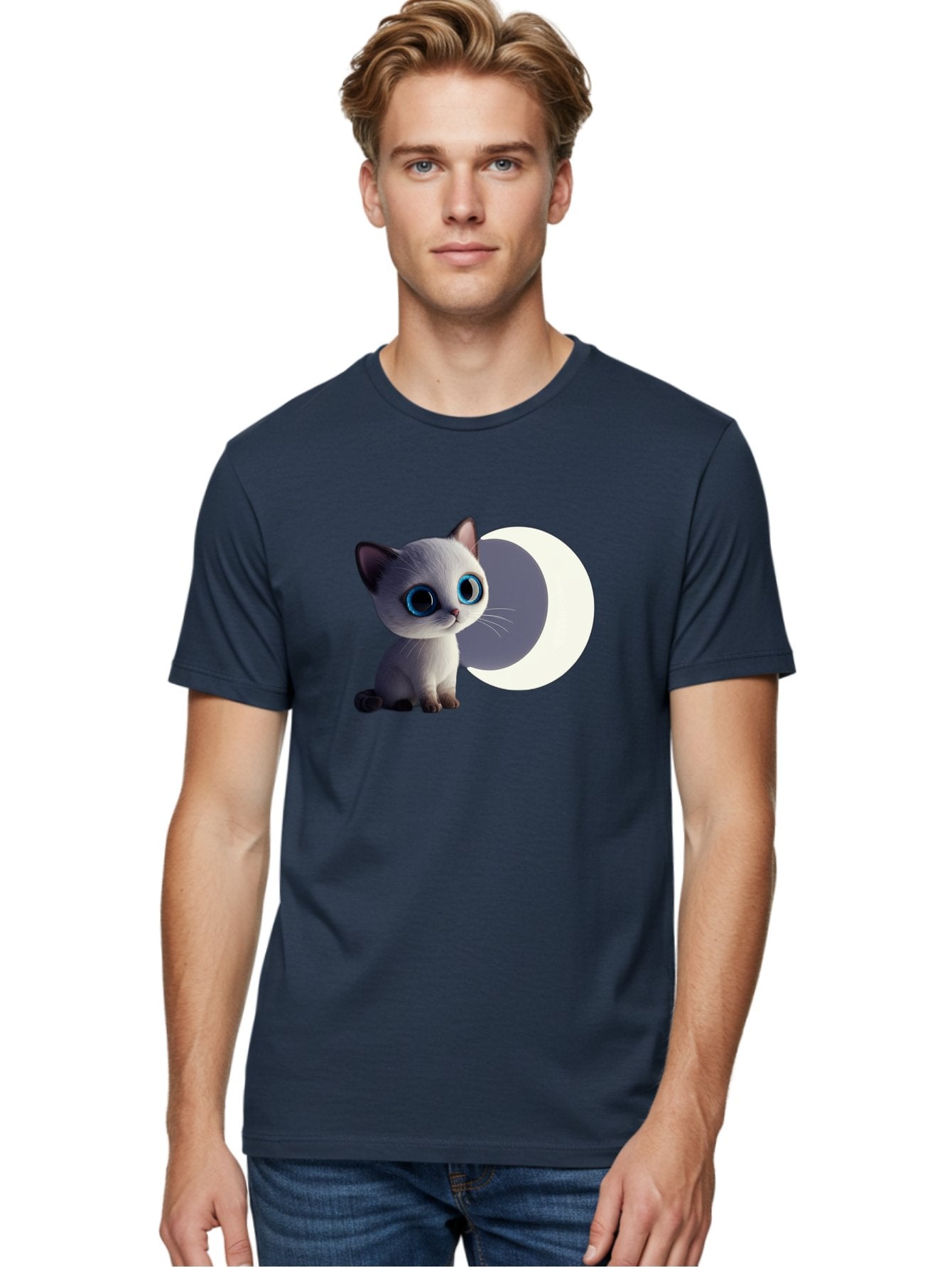 Cartoon-Kitten-And-Moon Men'S Graphic Tee, 100% Cotton, Comfortable Casual Summer Wear, Machine Washable, Vintage Camera, Old Camera, Antique Camera, Black Camera, Classic Photography, Photography Equipment, Nostalgic Device, Film Camera, Bai614 16