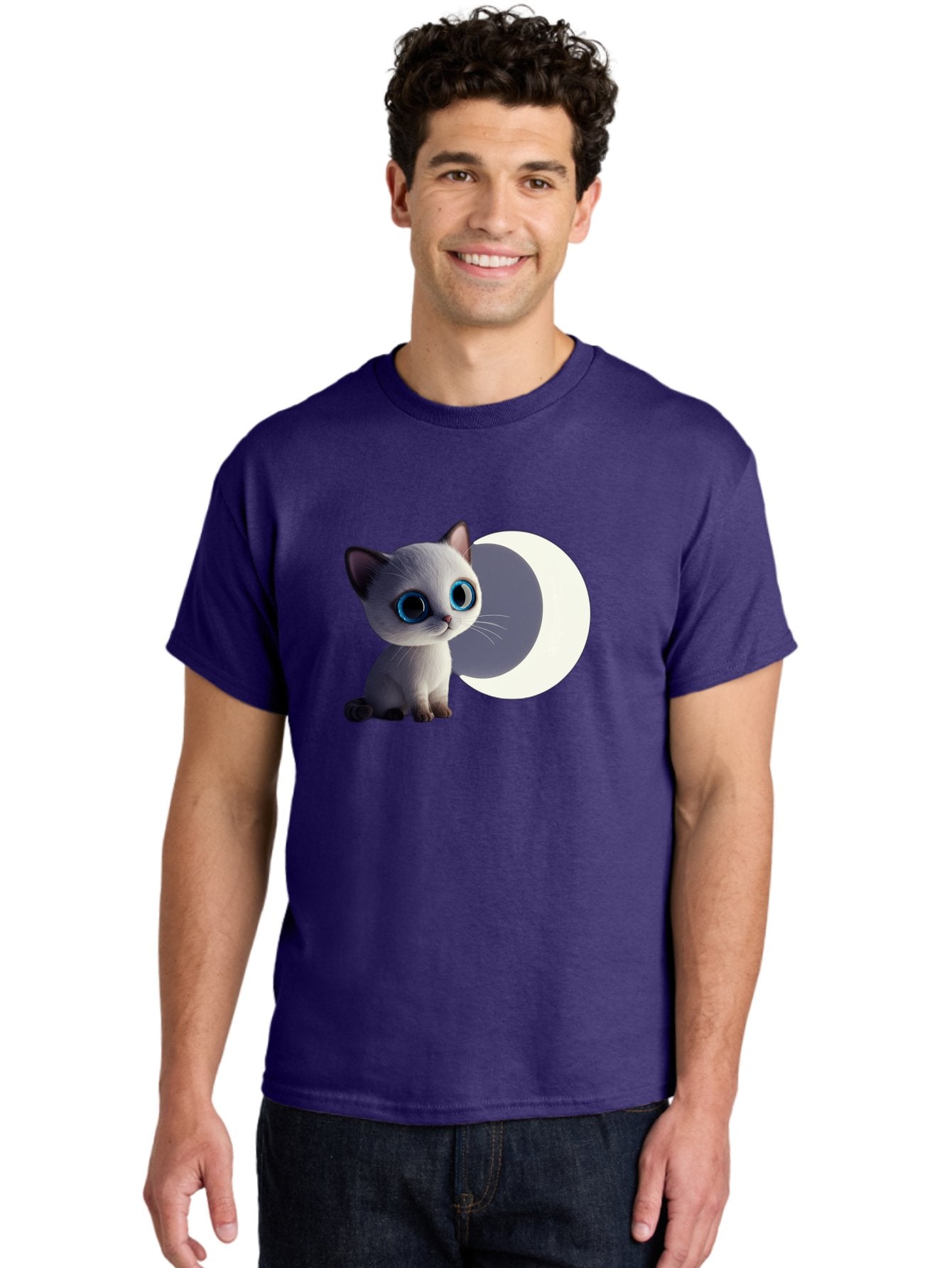 Cartoon-Kitten-And-Moon Men'S Graphic Tee, 100% Cotton, Comfortable Casual Summer Wear, Machine Washable, Vintage Camera, Old Camera, Antique Camera, Black Camera, Classic Photography, Photography Equipment, Nostalgic Device, Film Camera, Bai614 28