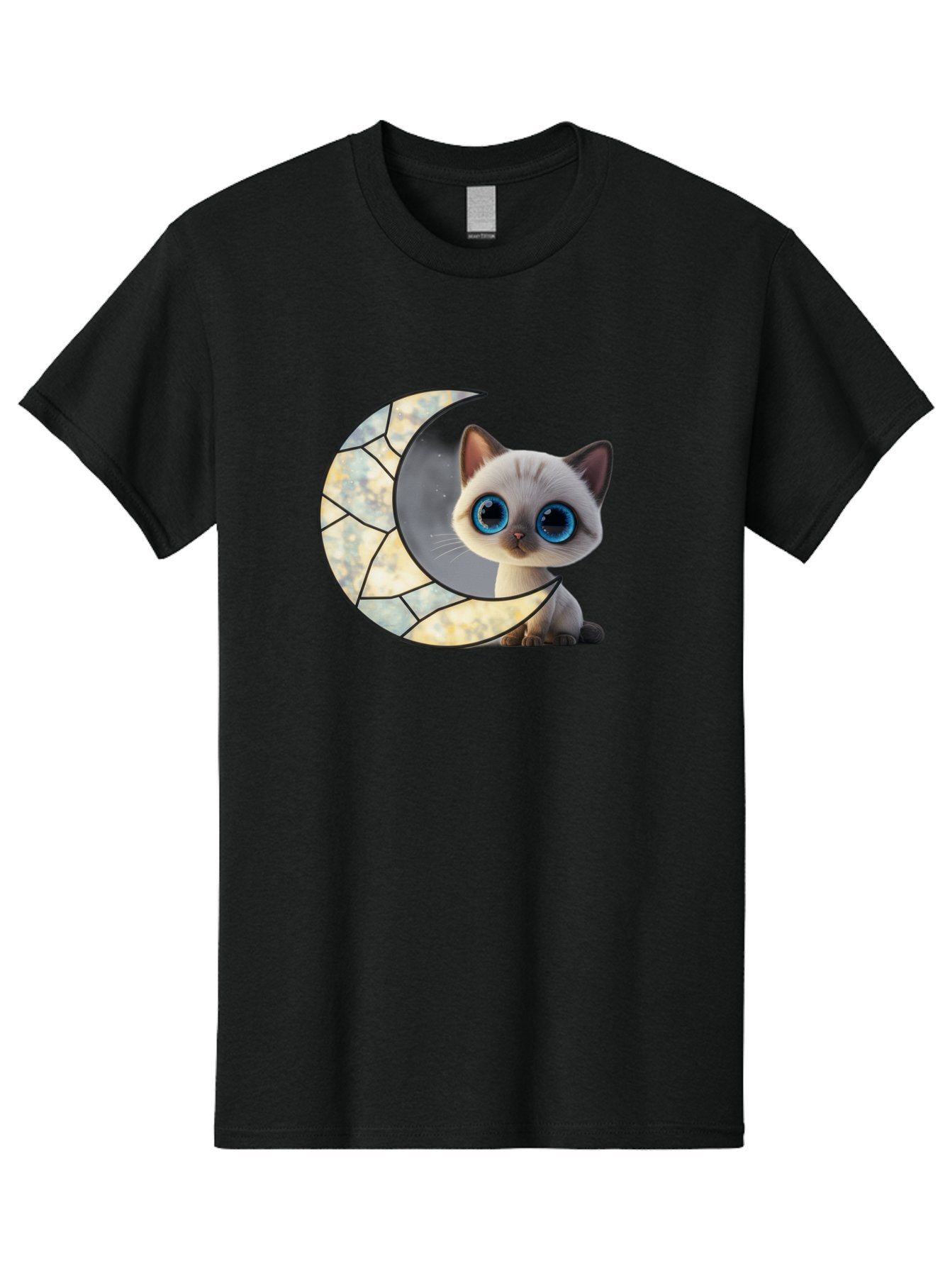 Cat-And-Crescent-Moon-1 Men'S Graphic Tee, 100% Cotton, Comfortable Casual Summer Wear, Machine Washable, Vintage Camera, Old Camera, Antique Camera, Black Camera, Classic Photography, Photography Equipment, Nostalgic Device, Film Camera, Bai619 9