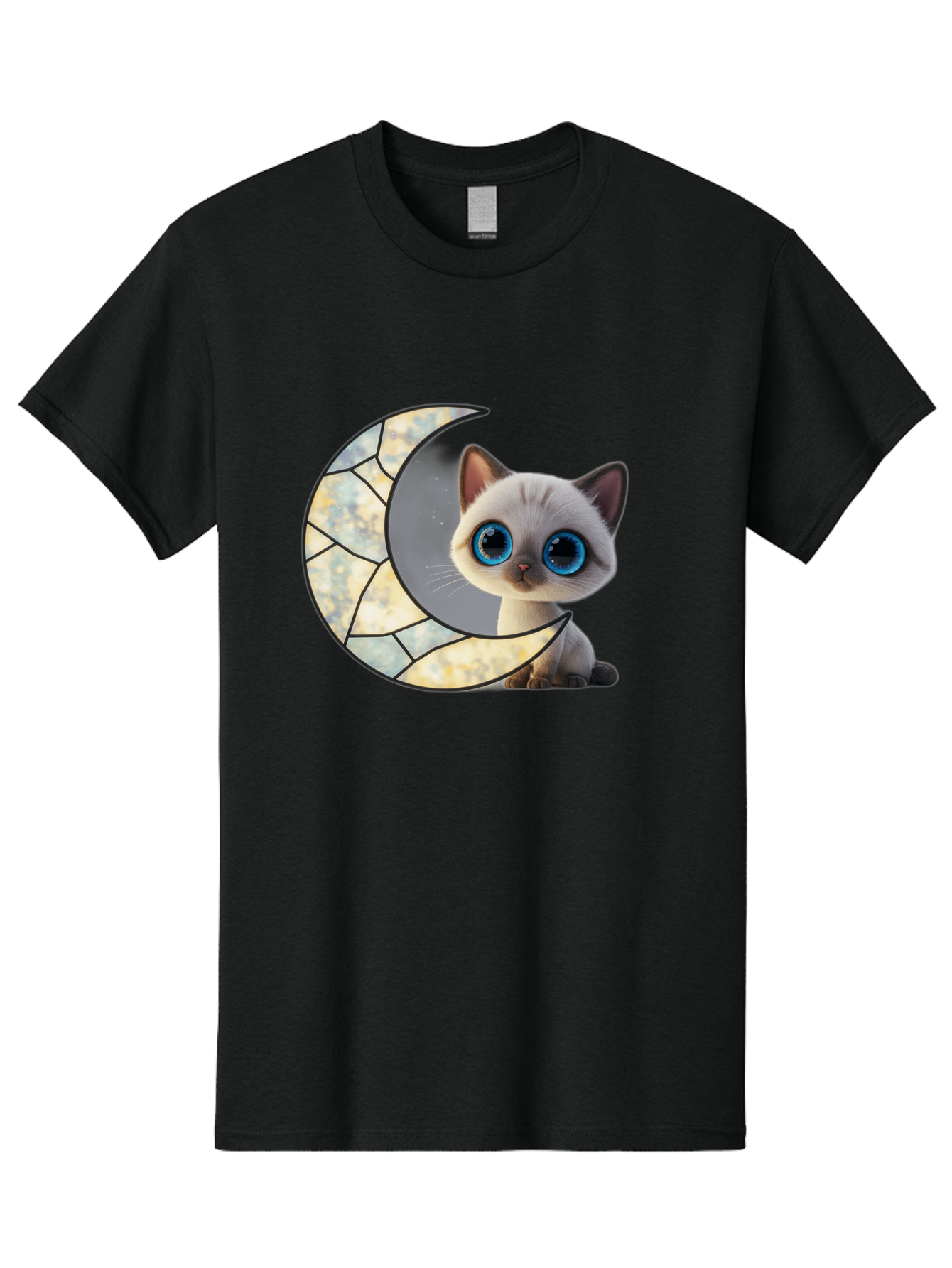 Cat-And-Crescent-Moon-1 Men'S Graphic Tee, 100% Cotton, Comfortable Casual Summer Wear, Machine Washable, Vintage Camera, Old Camera, Antique Camera, Black Camera, Classic Photography, Photography Equipment, Nostalgic Device, Film Camera, Bai619 5